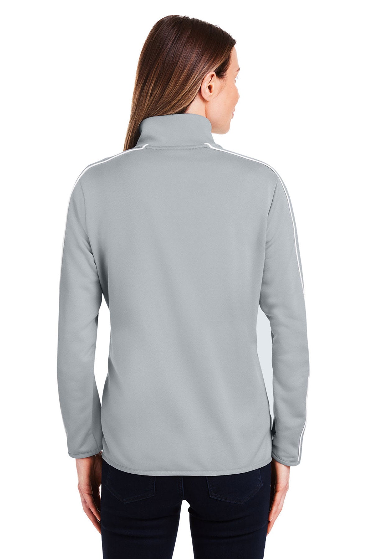 Under Armour Ladies Command 2.0 Custom Quarter-Zips, Medium Grey