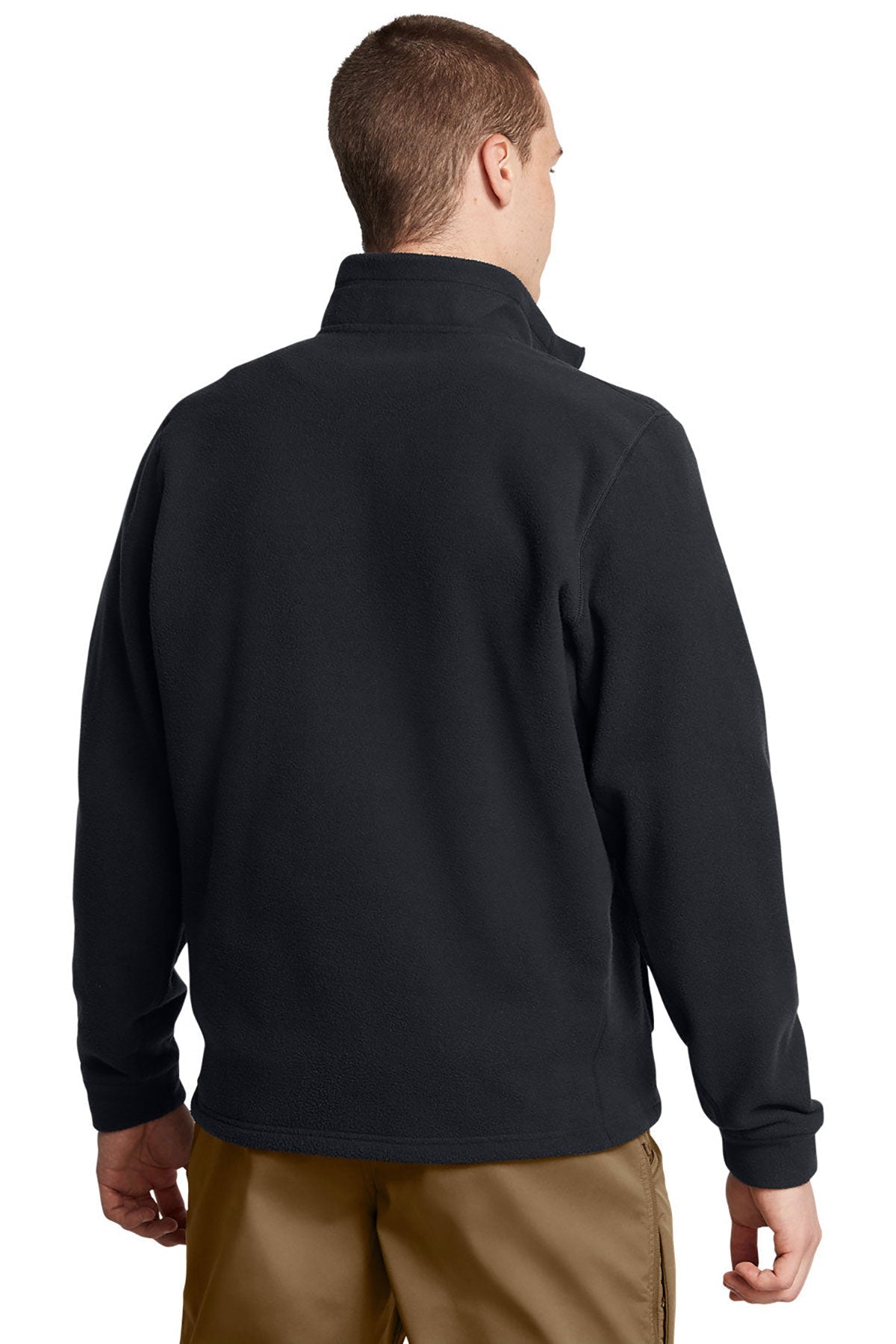 Under Armour Mens Expanse Fleece Custom Half-Zips, Black