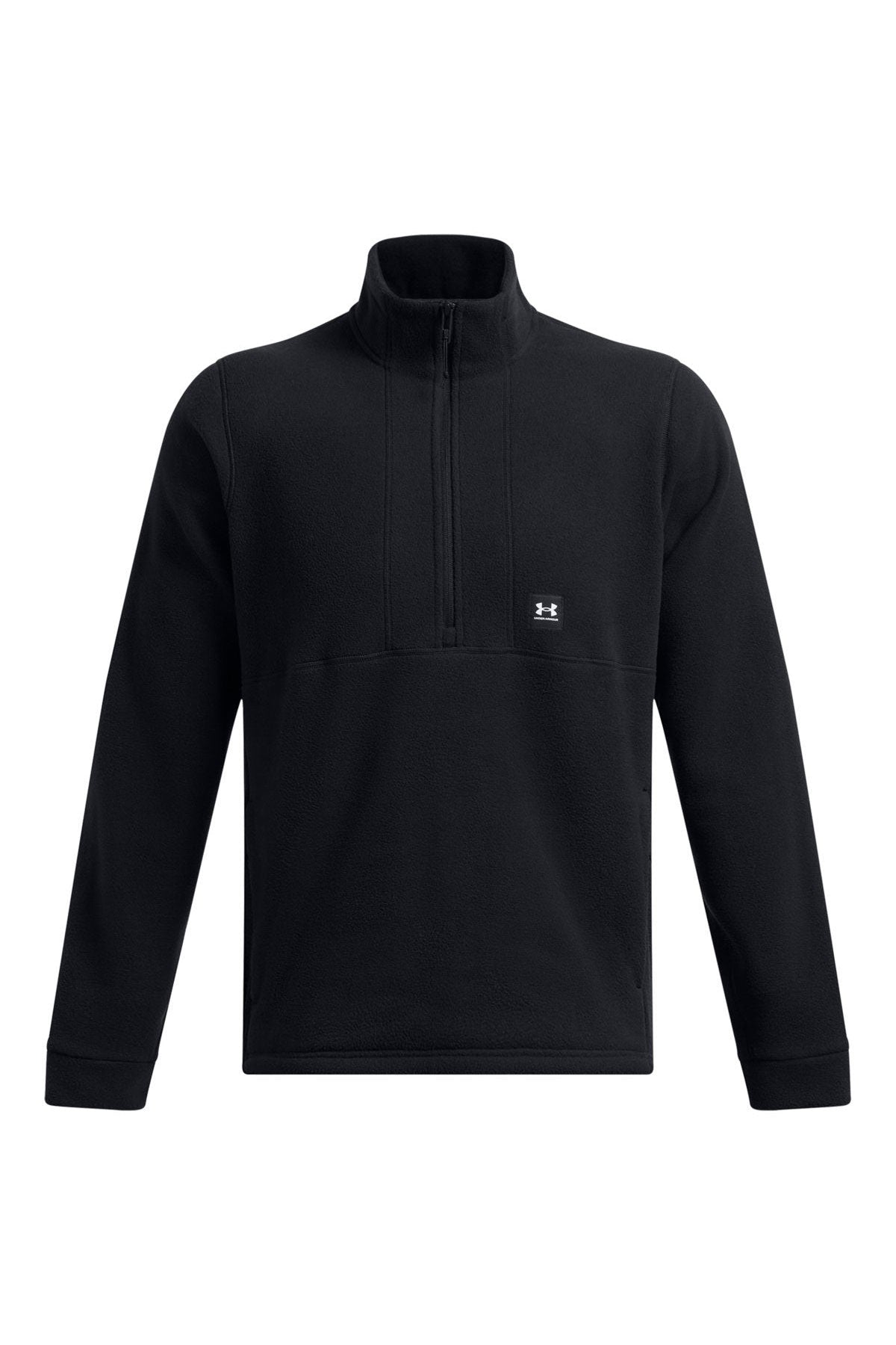 アンズ Branded Under Armour Mens Expanse Fleece Custom Half-Zips Black