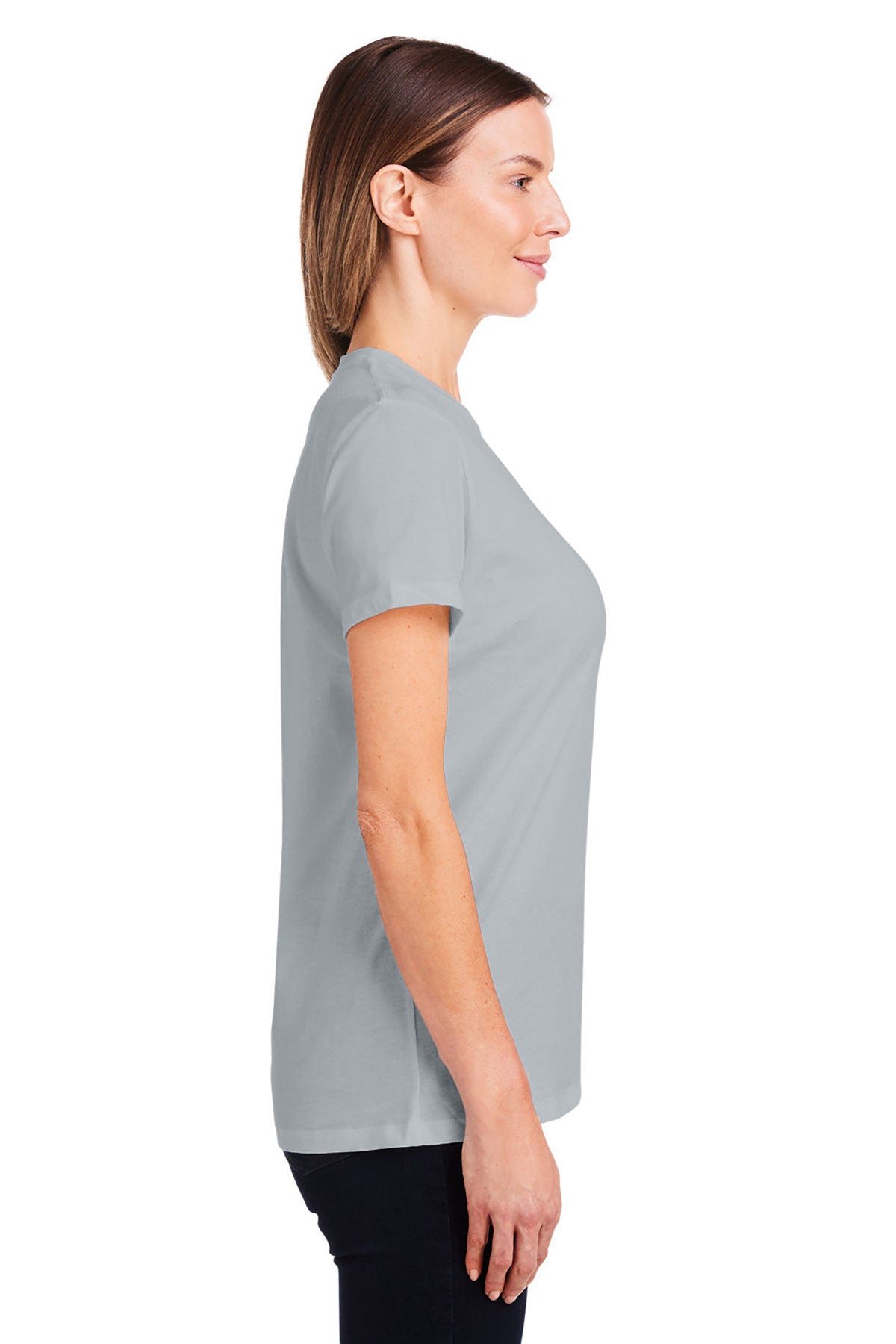 Under Armour Ladies Athletic 2.0 Custom T-Shirts, Medium Grey