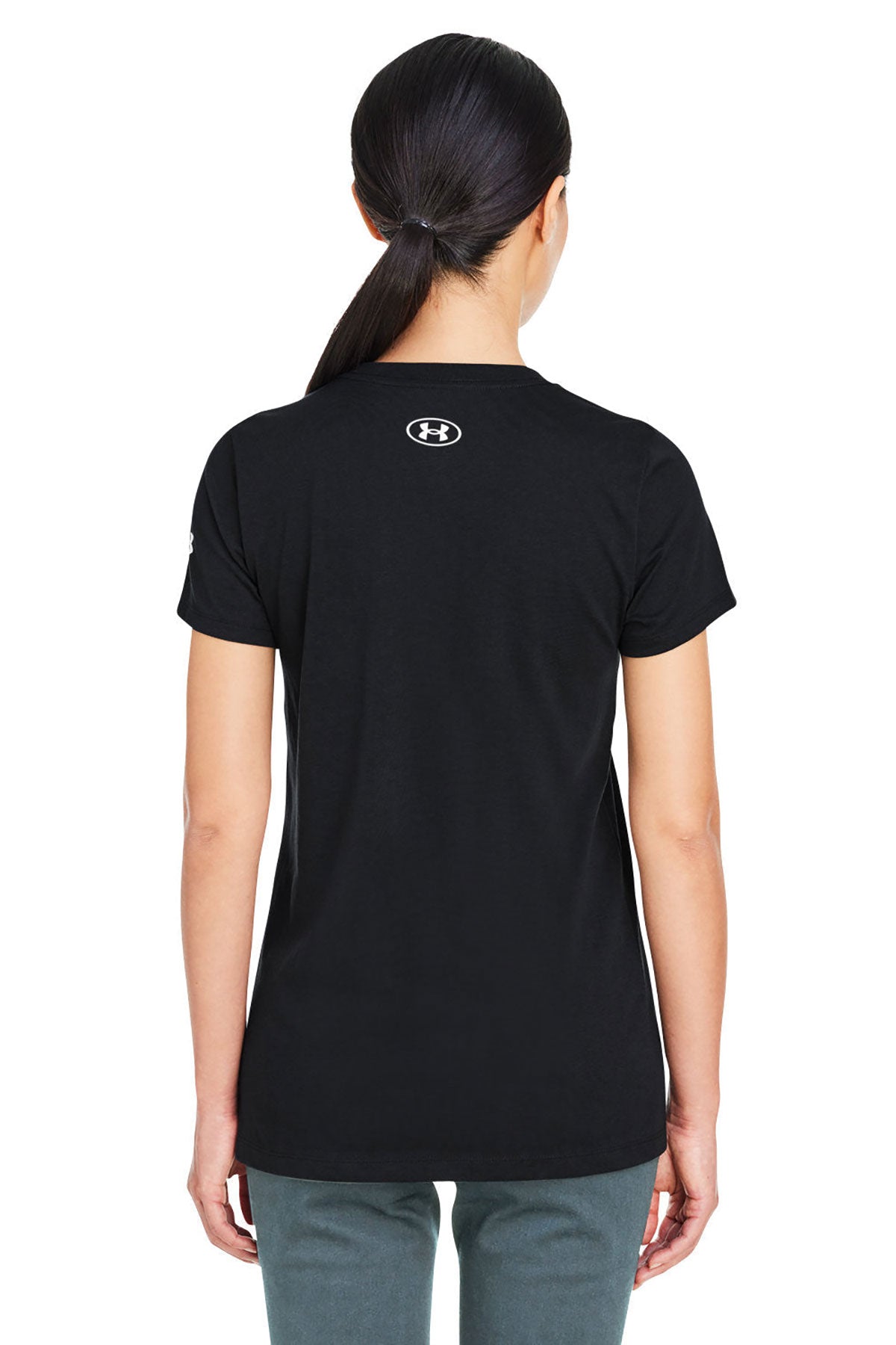 Under Armour Ladies Athletic 2.0 Custom T-Shirts, Black