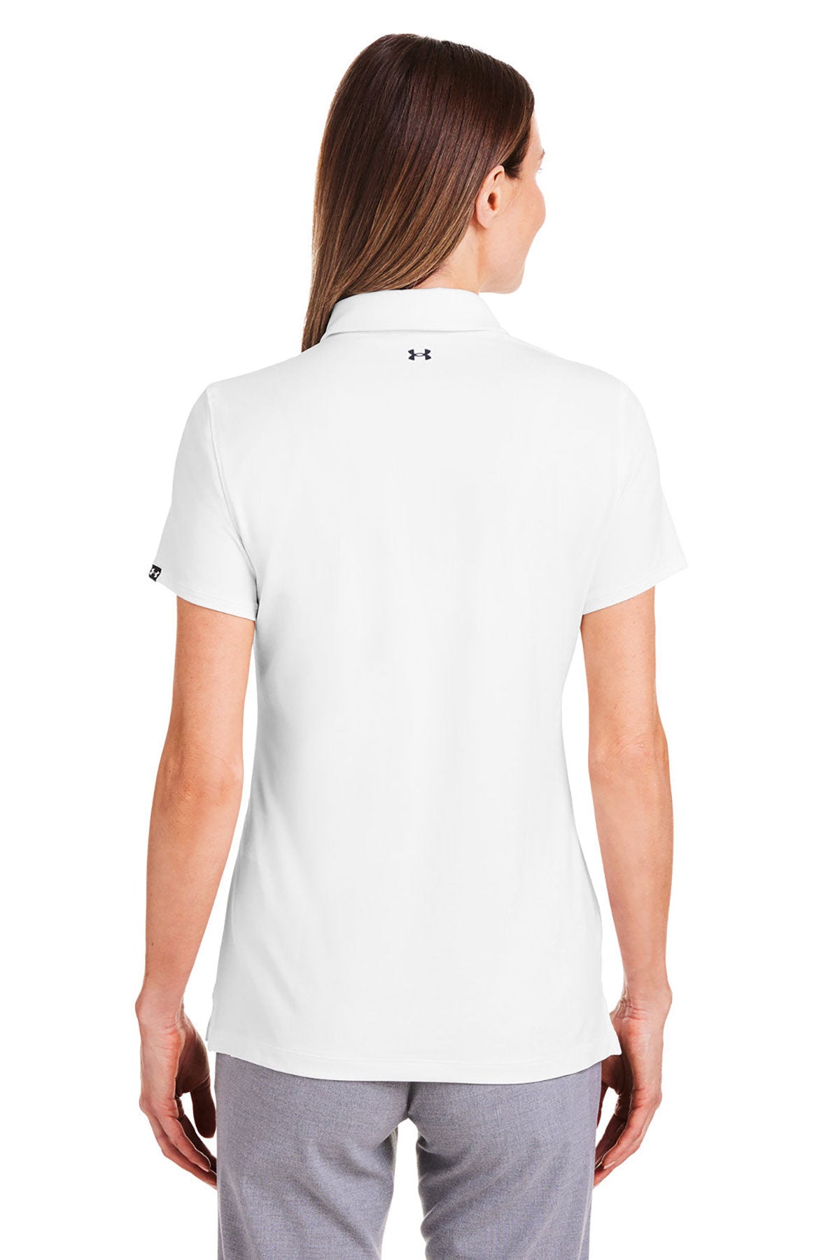 Under Armour Ladies Custom Recycled Polos, White