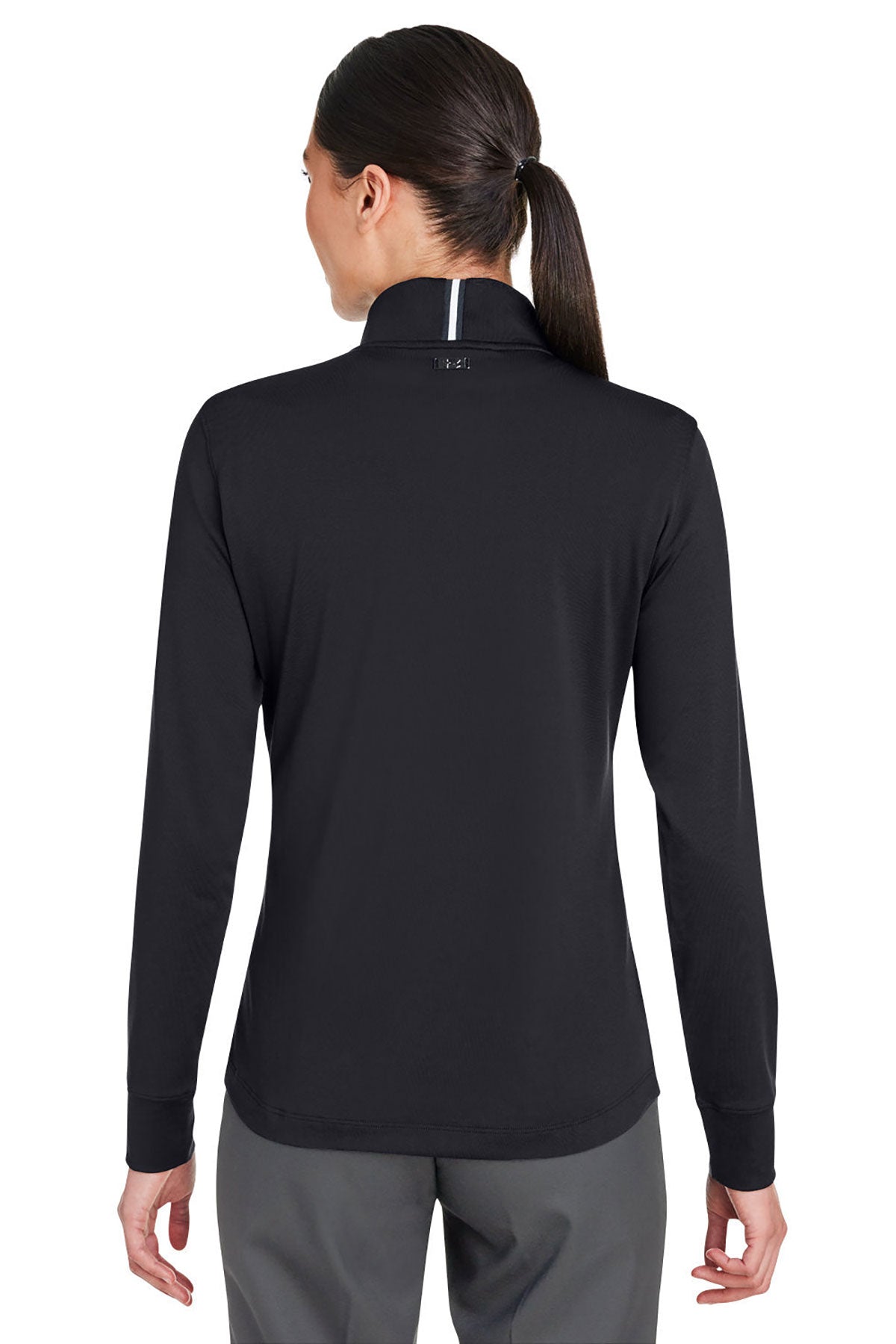 Under Armour Ladies Playoff Custom Quarter-Zips, Black