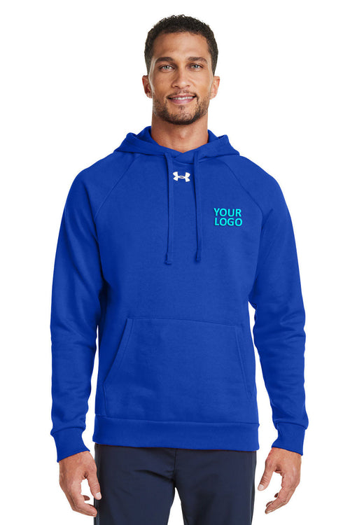 Under Armour Ladies Rival Fleece Hooded Custom Sweatshirts, Royal