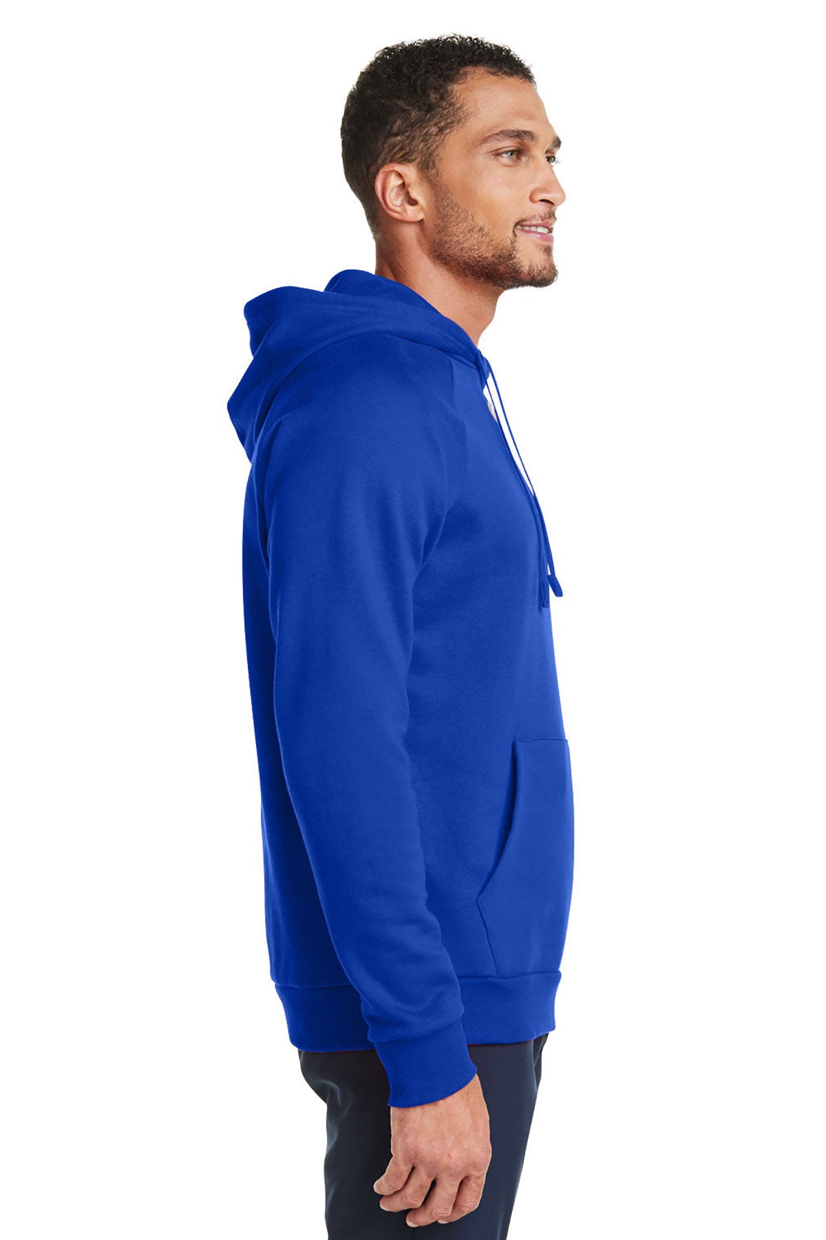 Under Armour Mens Rival Fleece Hooded Custom Sweatshirts, Royal