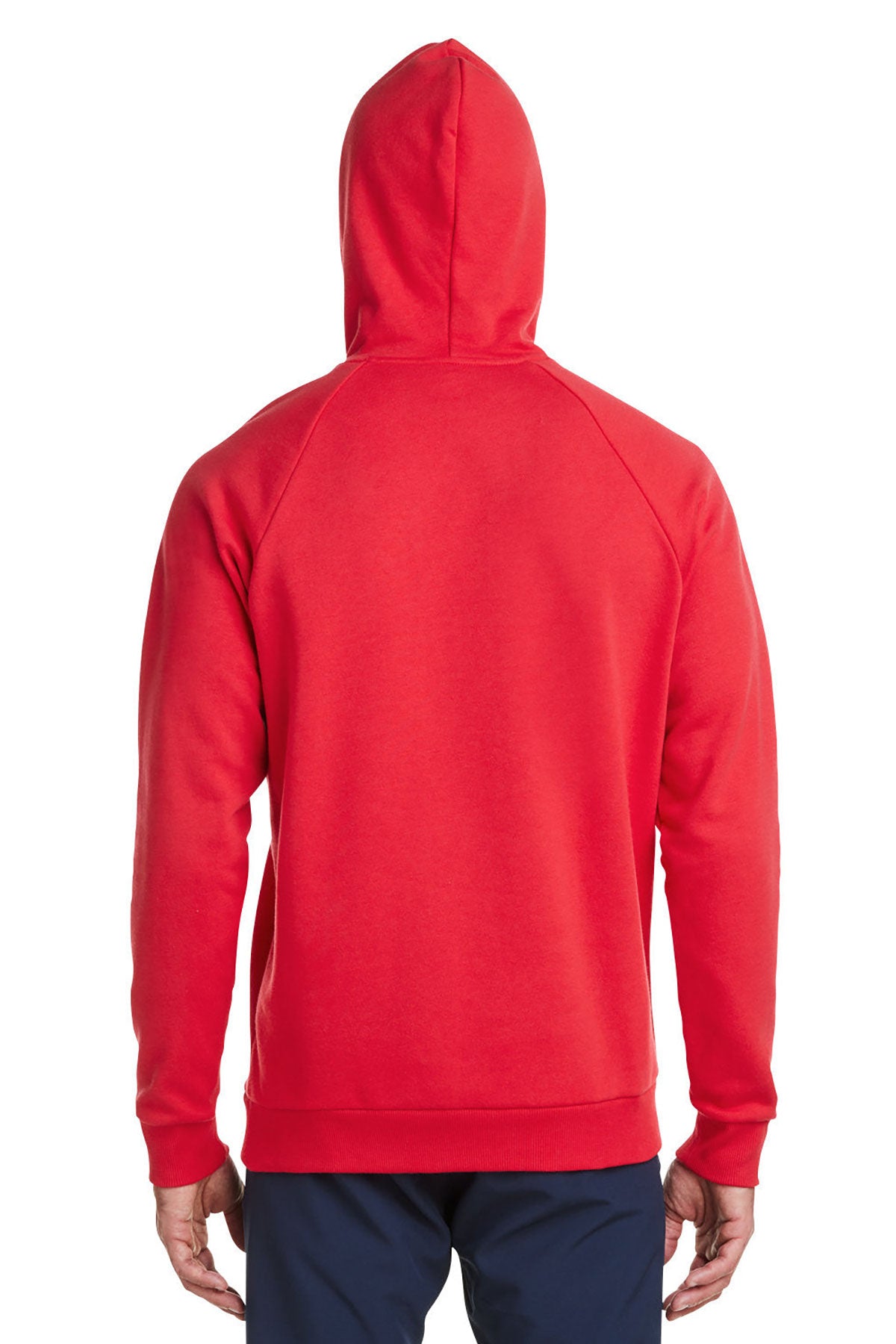 Under Armour Mens Rival Fleece Hooded Custom Sweatshirts, Red