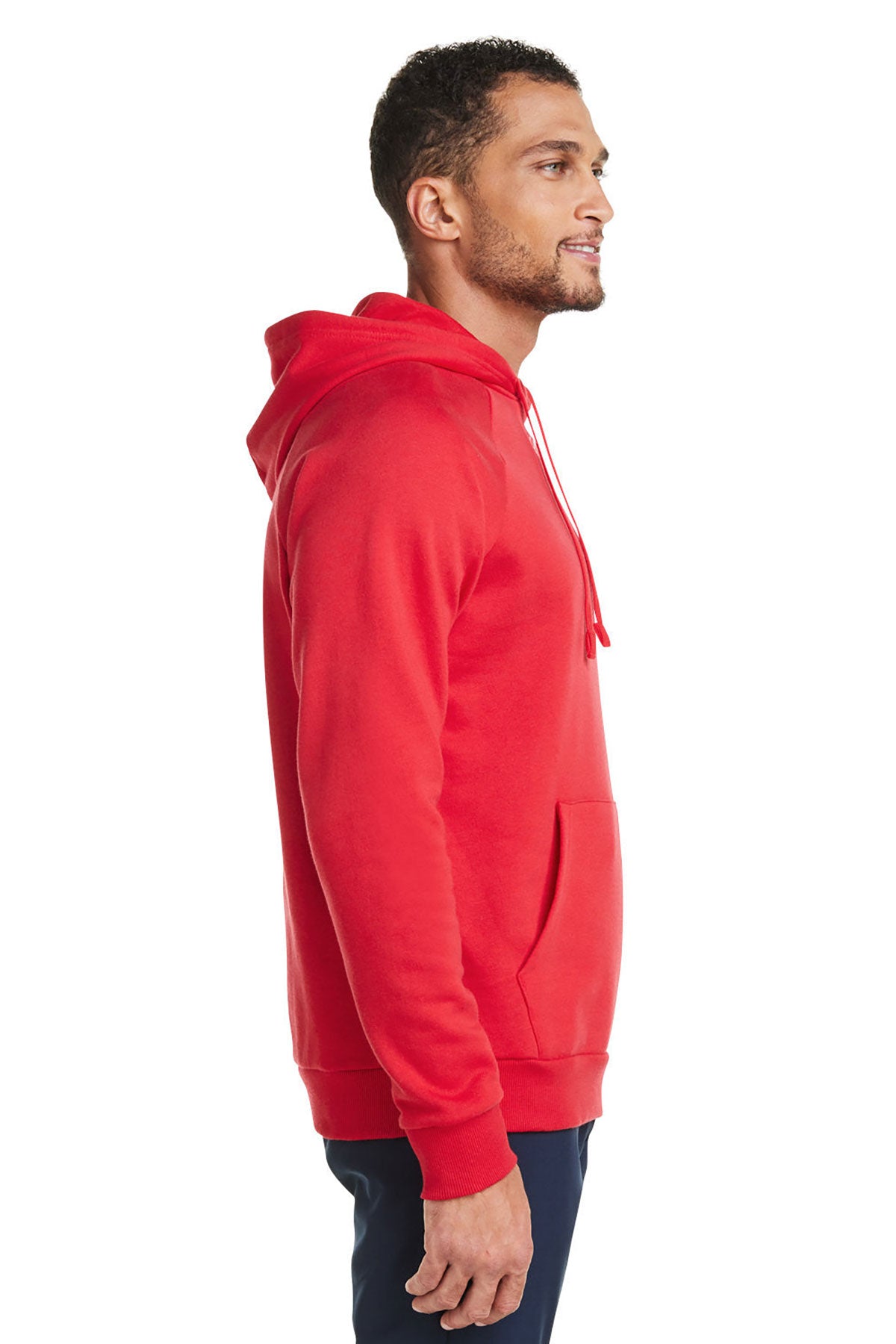 Under Armour Mens Rival Fleece Hooded Custom Sweatshirts, Red