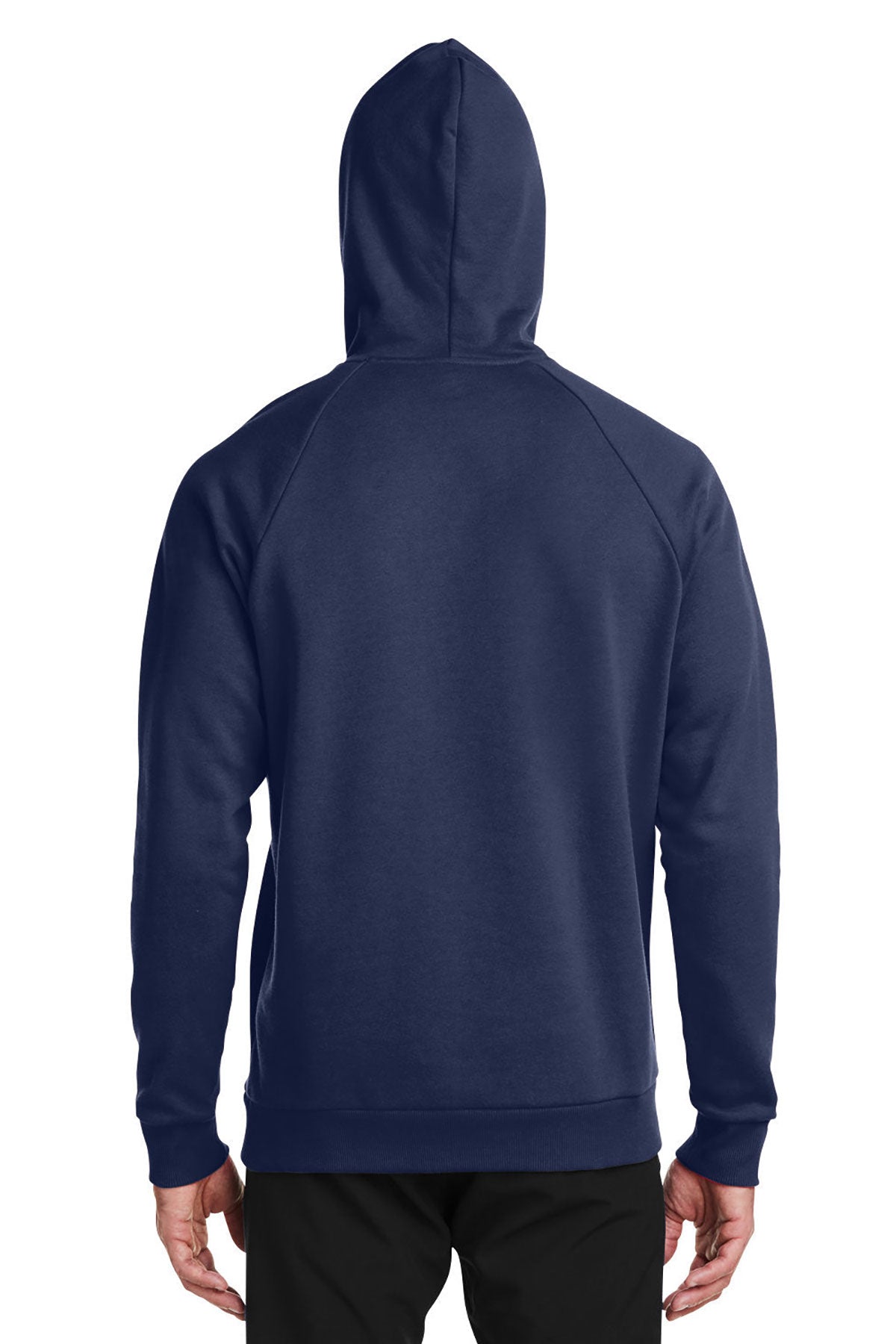 Under Armour Mens Rival Fleece Hooded Custom Sweatshirts, Medium Navy