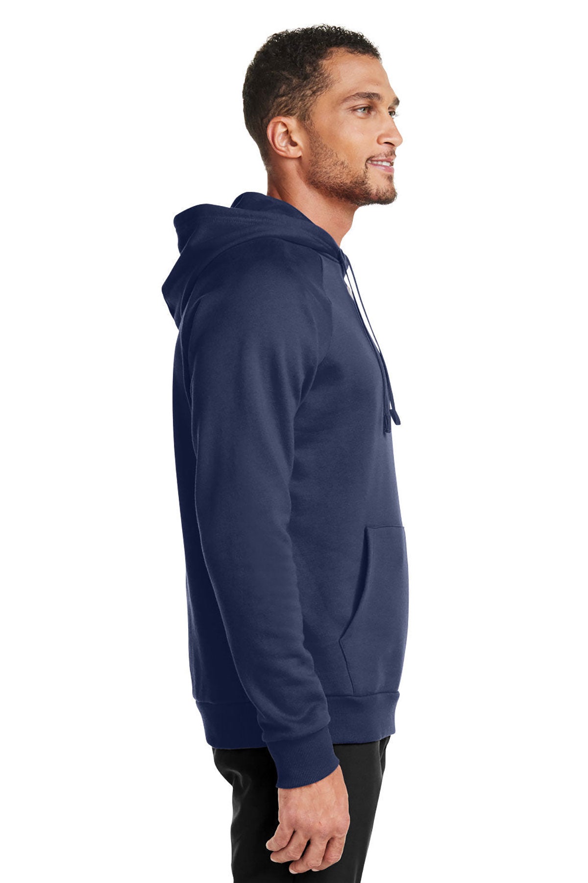 Under Armour Mens Rival Fleece Hooded Custom Sweatshirts, Medium Navy