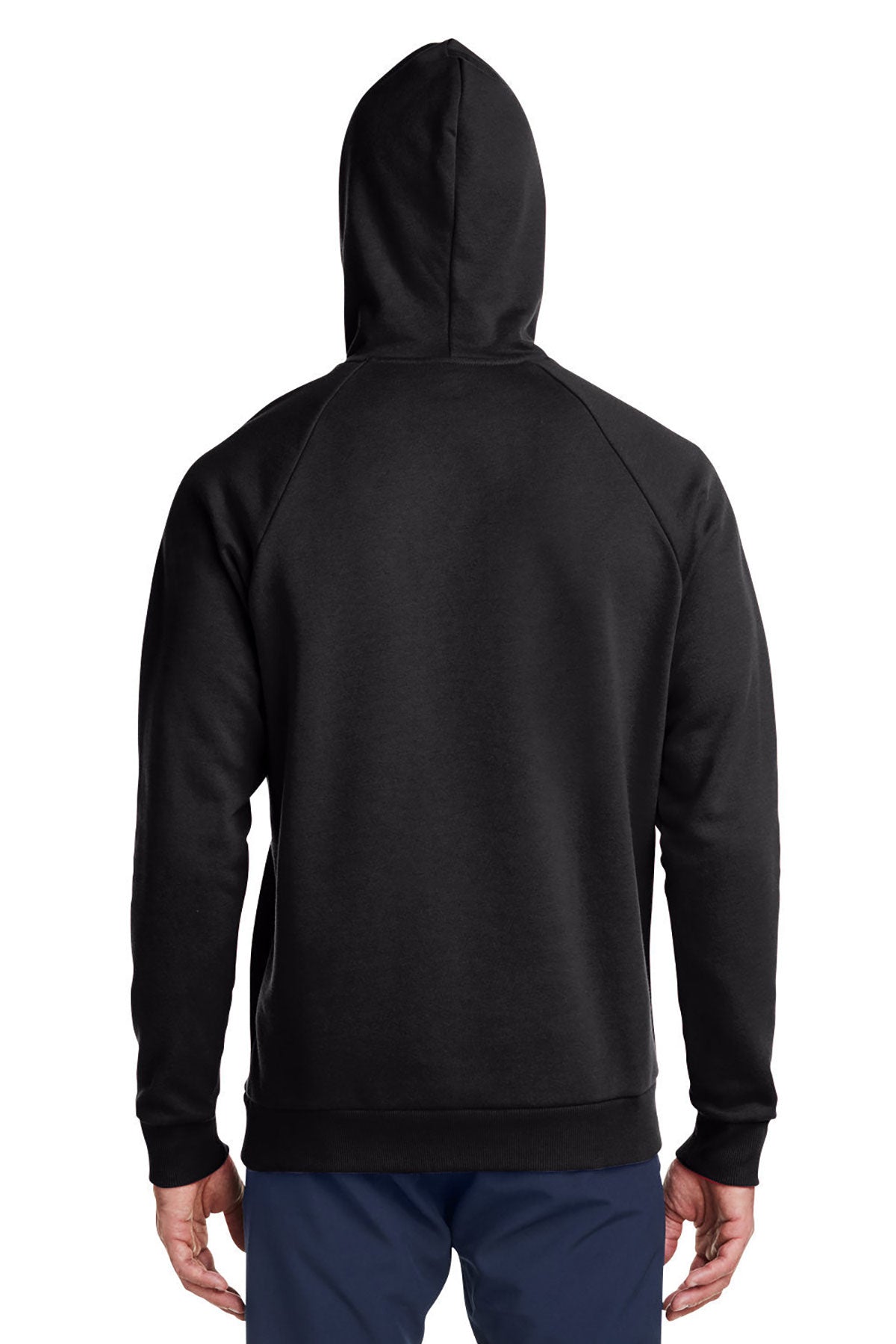 Under Armour Mens Rival Fleece Hooded Custom Sweatshirts, Black