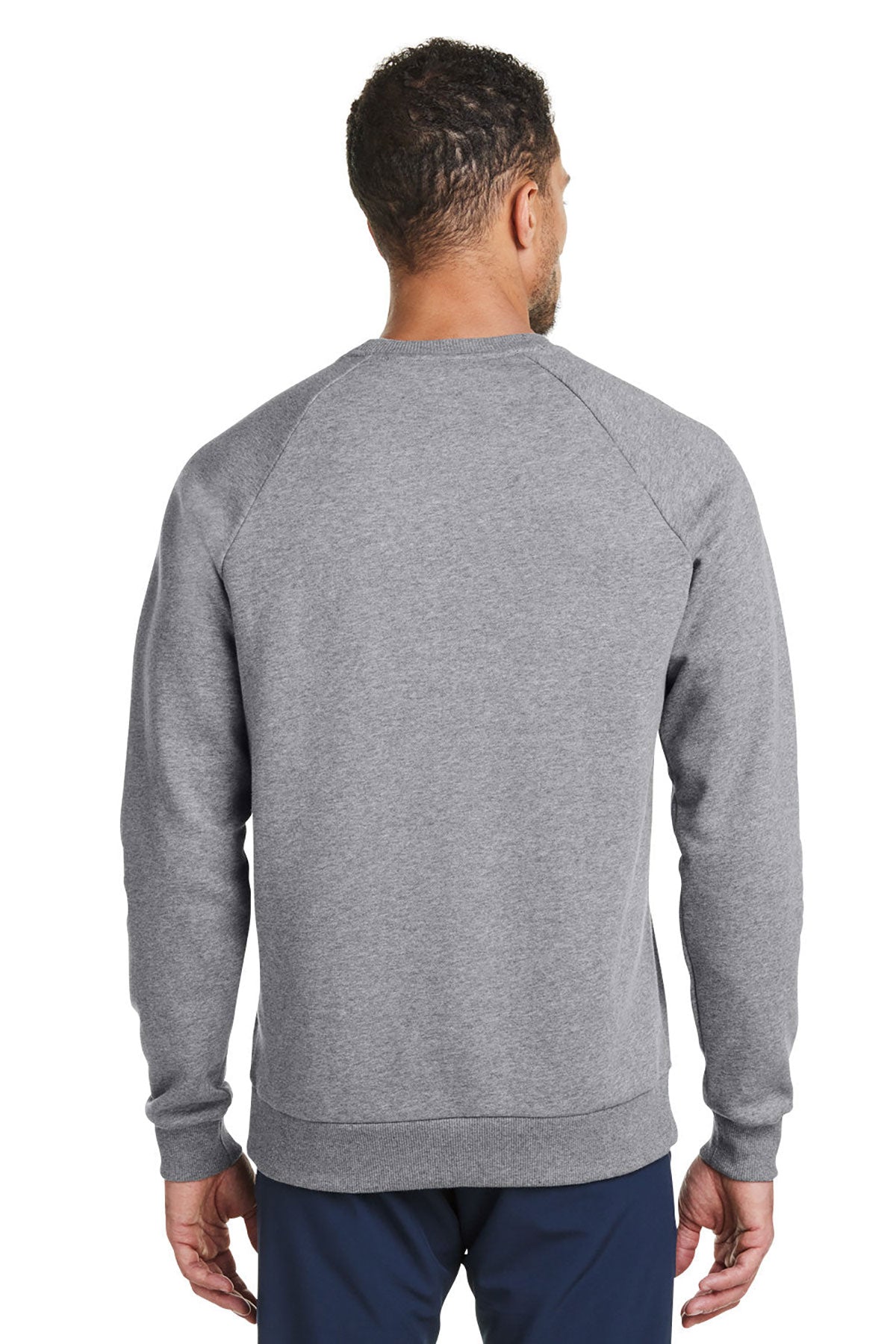 Under Armour Mens Rival Fleece Custom Sweatshirts, Grey Light