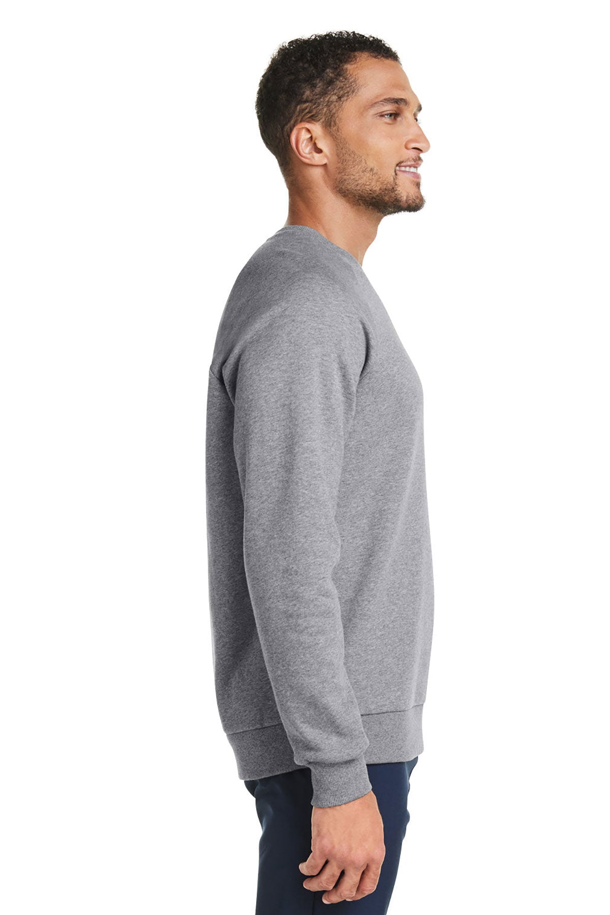 Under Armour Mens Rival Fleece Custom Sweatshirts, Grey Light