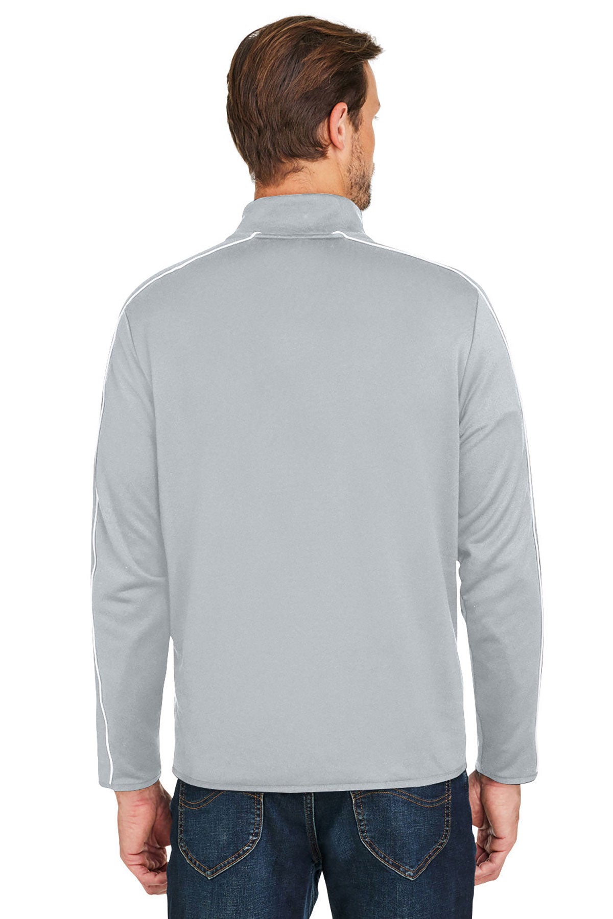 Under Armour Mens Command 2.0 Custom Quarter-Zips, Medium Grey