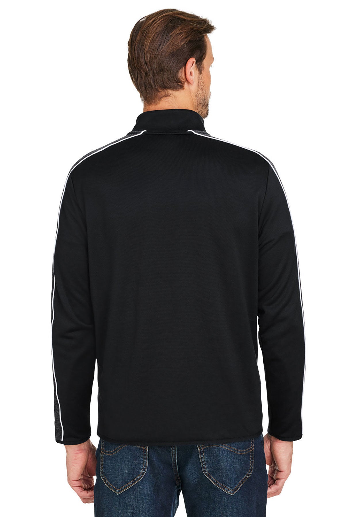 Under Armour Mens Command 2.0 Custom Quarter-Zips, Black