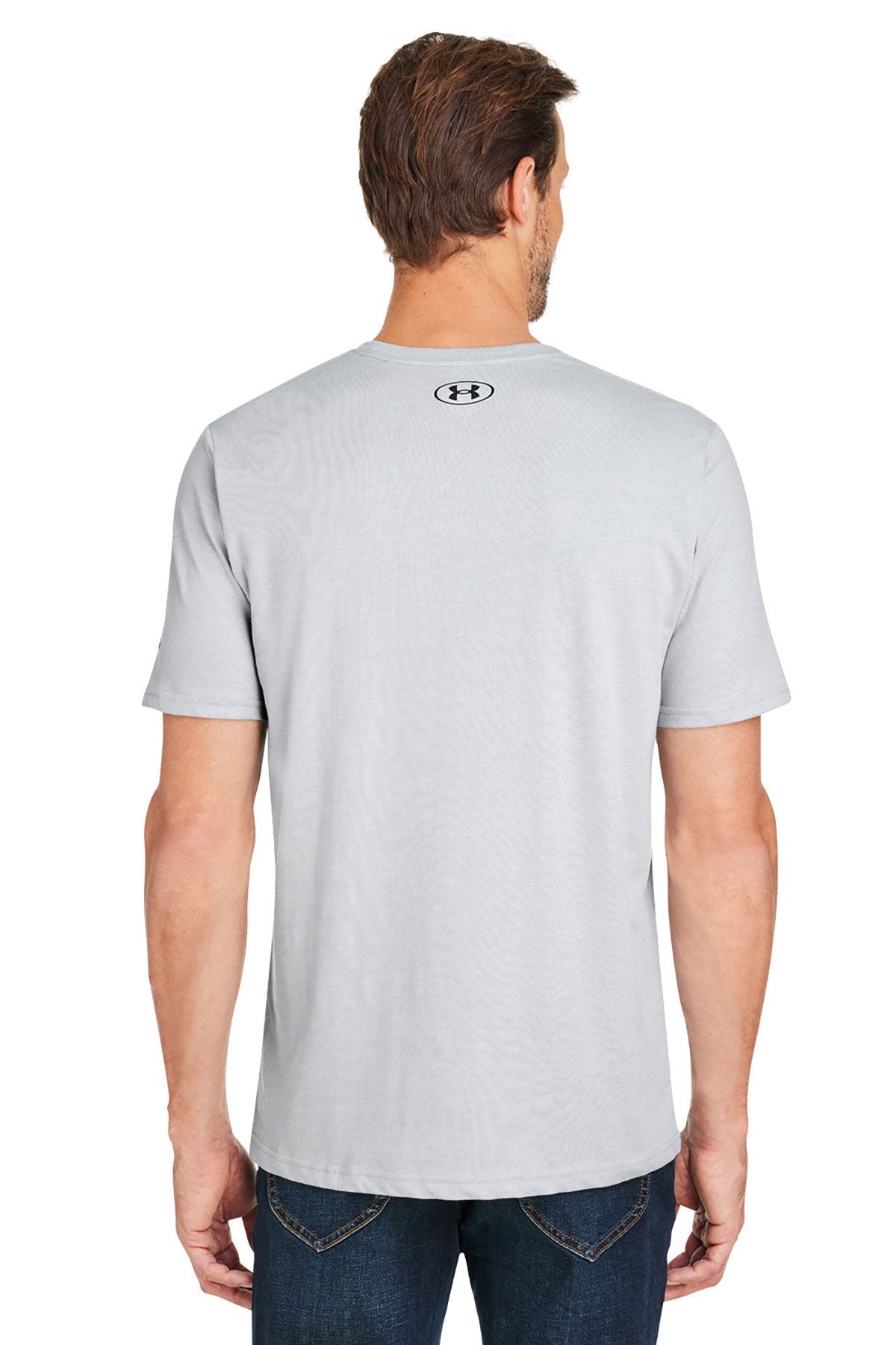 Under Armour Mens Athletic 2.0 Custom T-Shirts, Medium Grey [Georgia Kickstart]