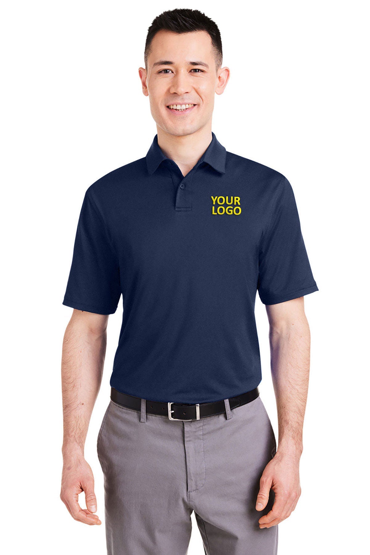 Under Armour Medium Navy 1383255 custom polo shirts with logo