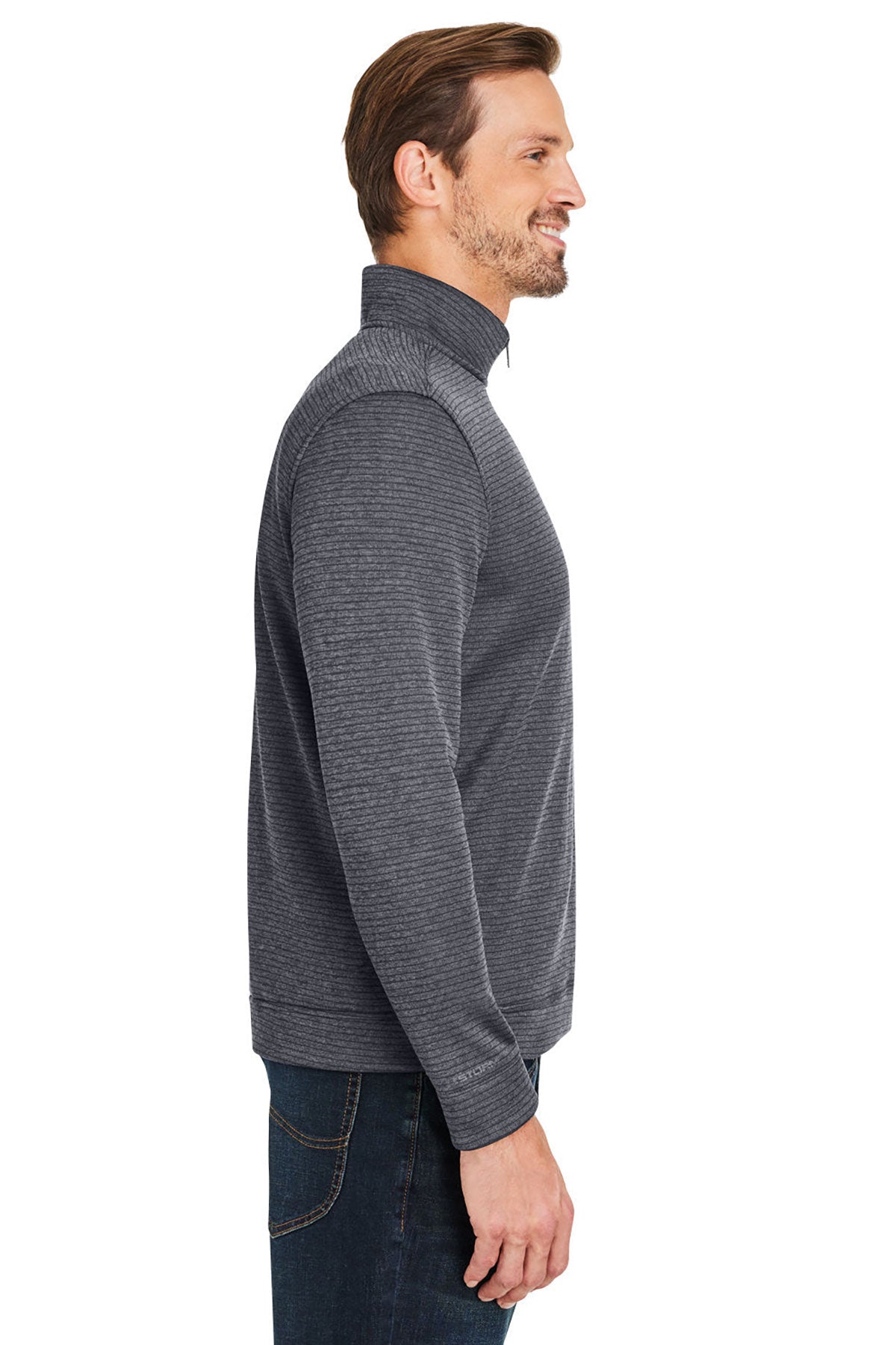 Under Armour Mens Storm Sweaterfleece Custom Quarter-Zips, Grey
