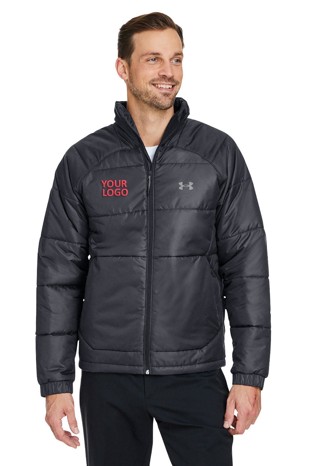Under Armour Black 1380871 custom logo jackets