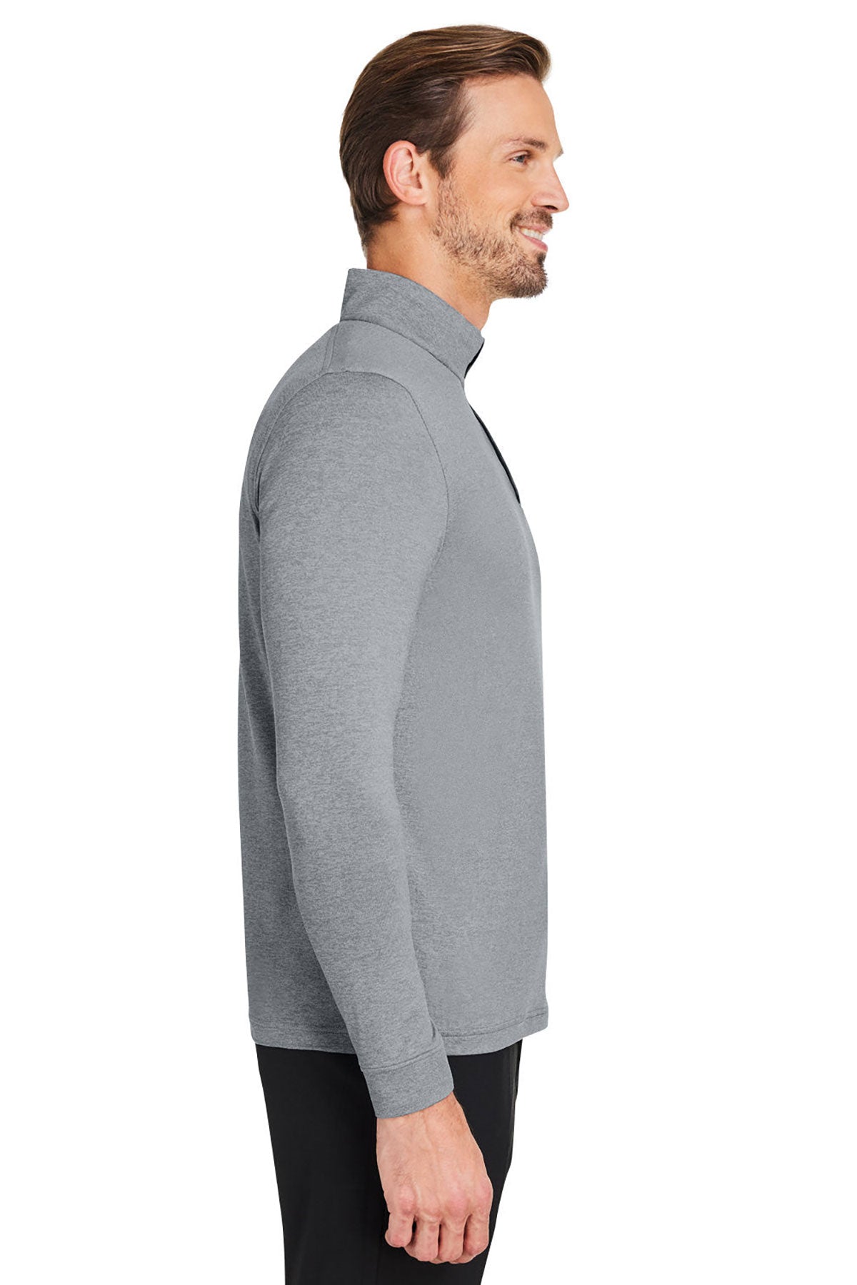 Under Armour Mens Playoff Custom Quarter-Zips, Steel