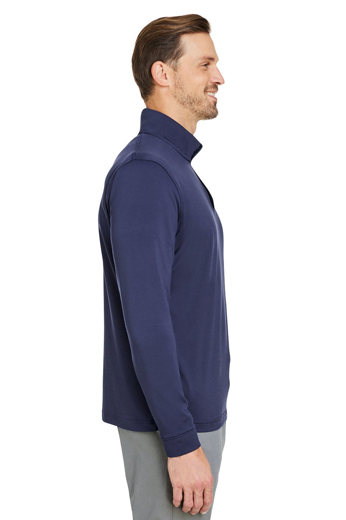 Under Armour Mens Playoff Custom Quarter-Zips, Medium Navy