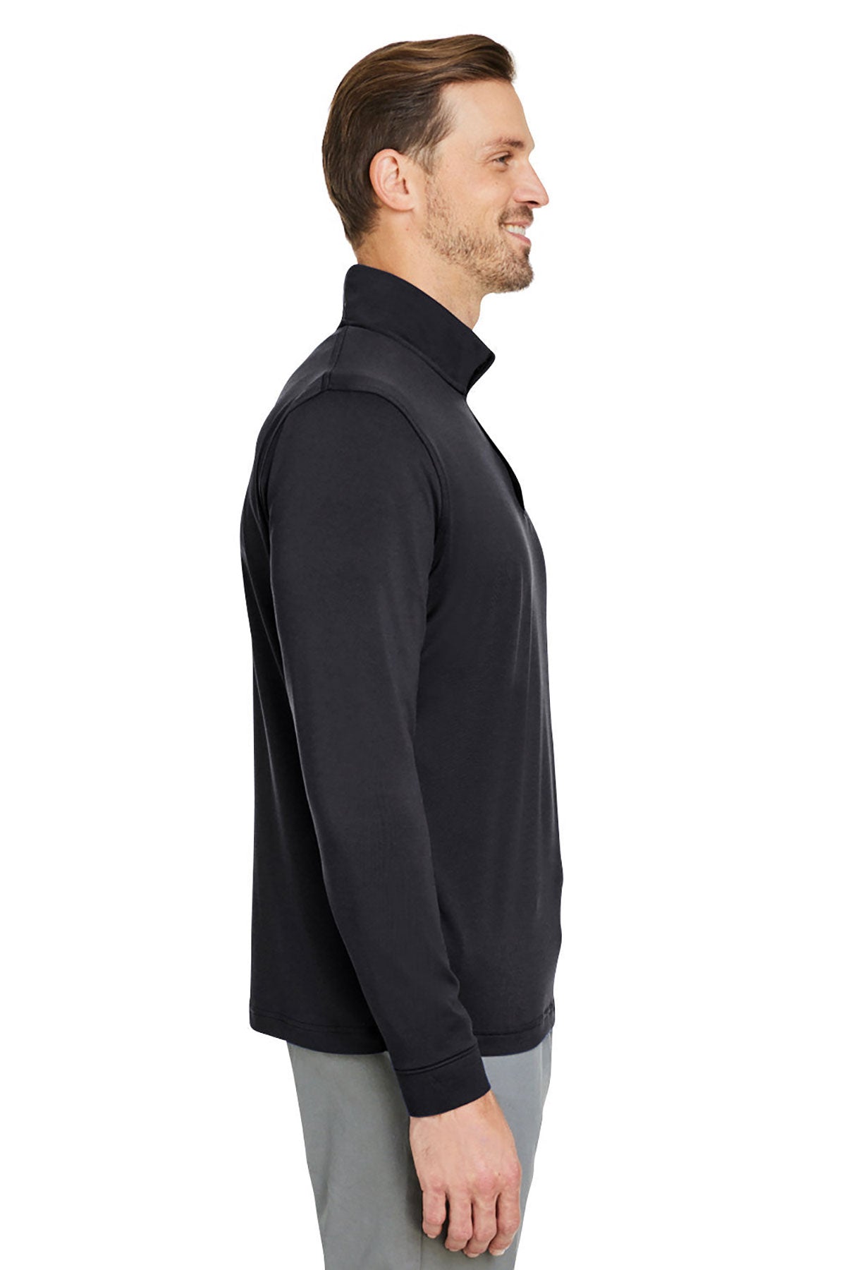 Under Armour Mens Playoff Custom Quarter-Zips, Black