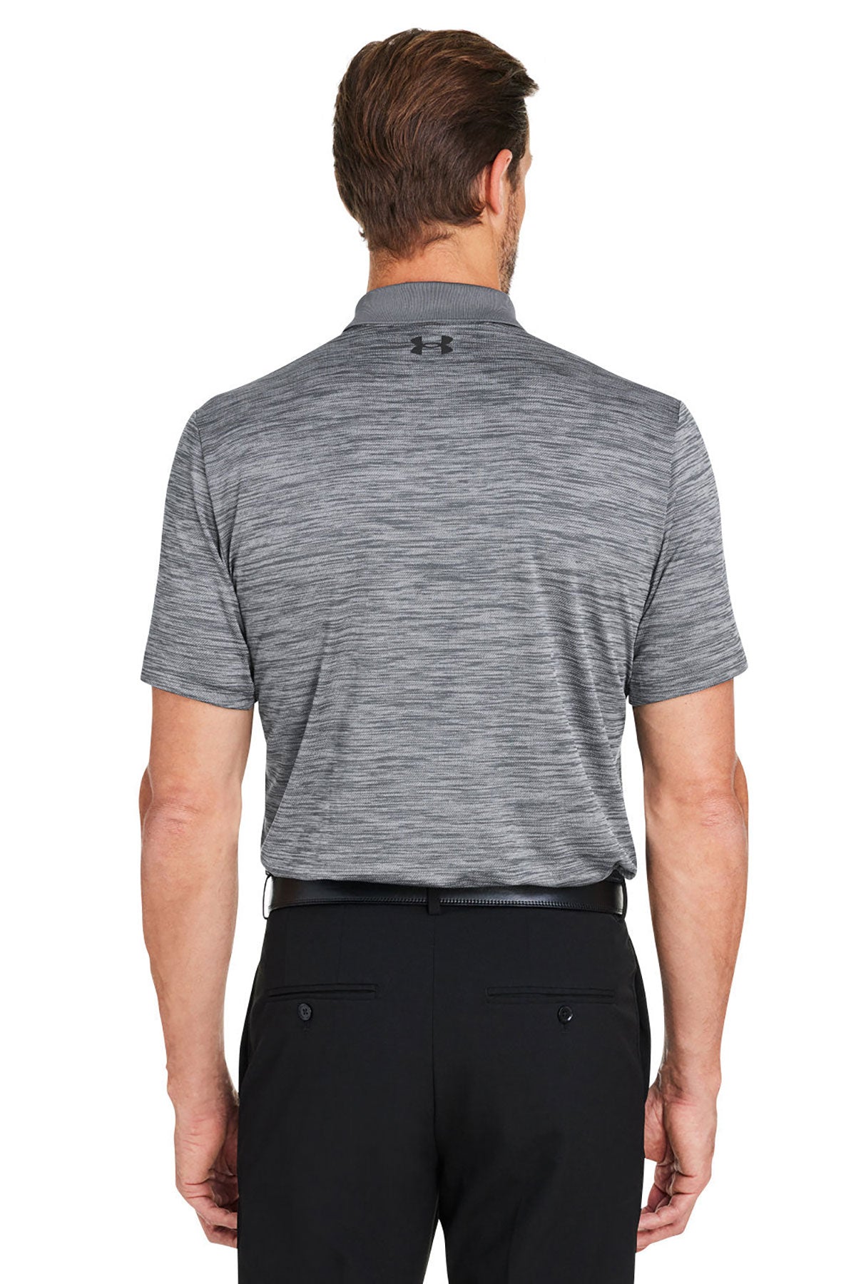 Under Armour Mens Performance 3.0 Custom Golf Polos, Grey