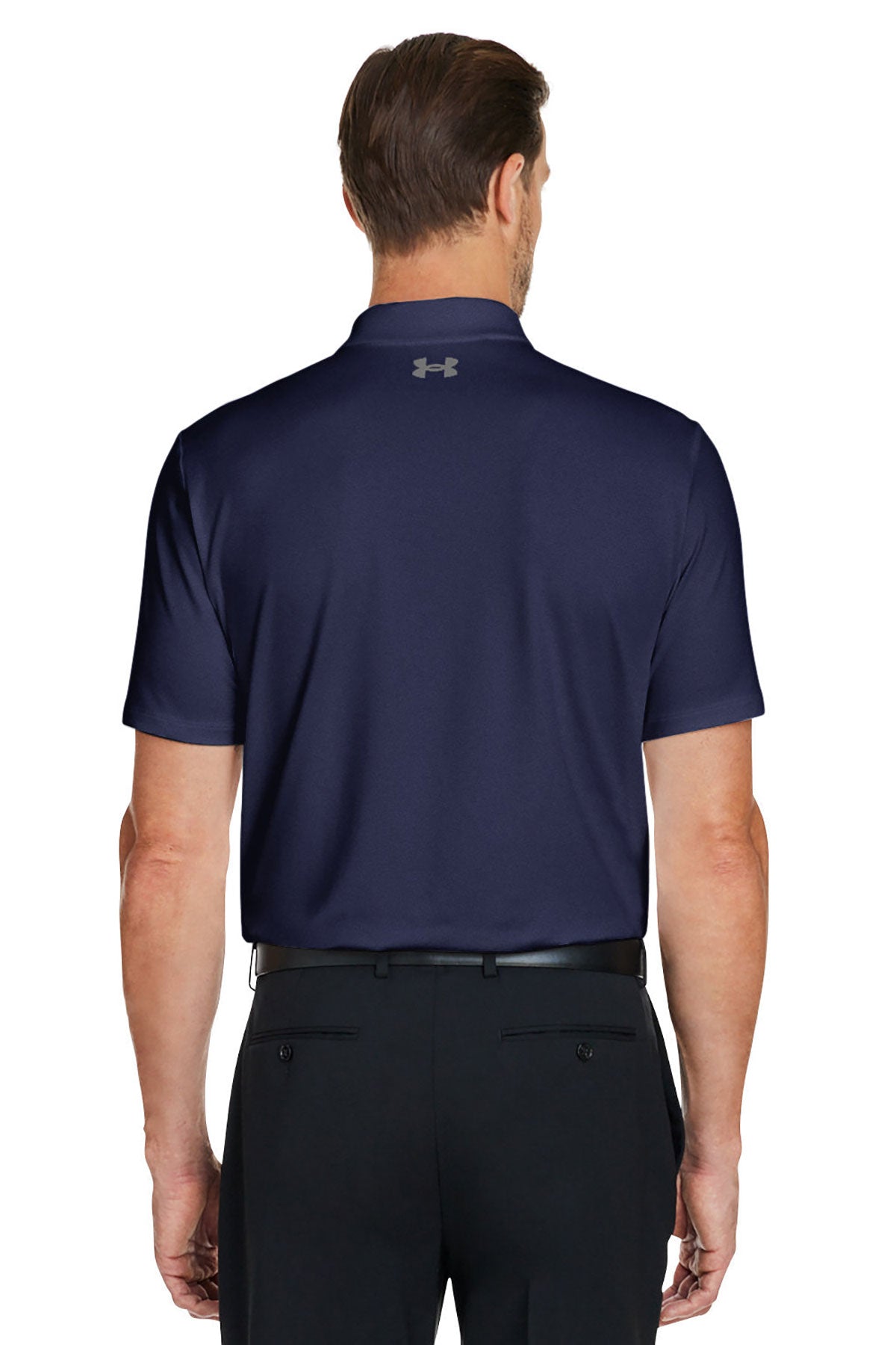 Under Armour Mens Performance 3.0 Custom Golf Polos, Medium Navy