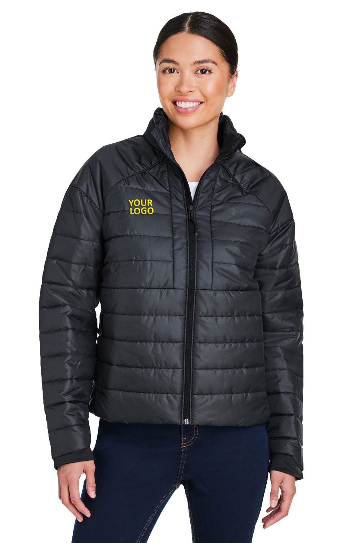 Under Armour Black 1380875 company jackets with logo
