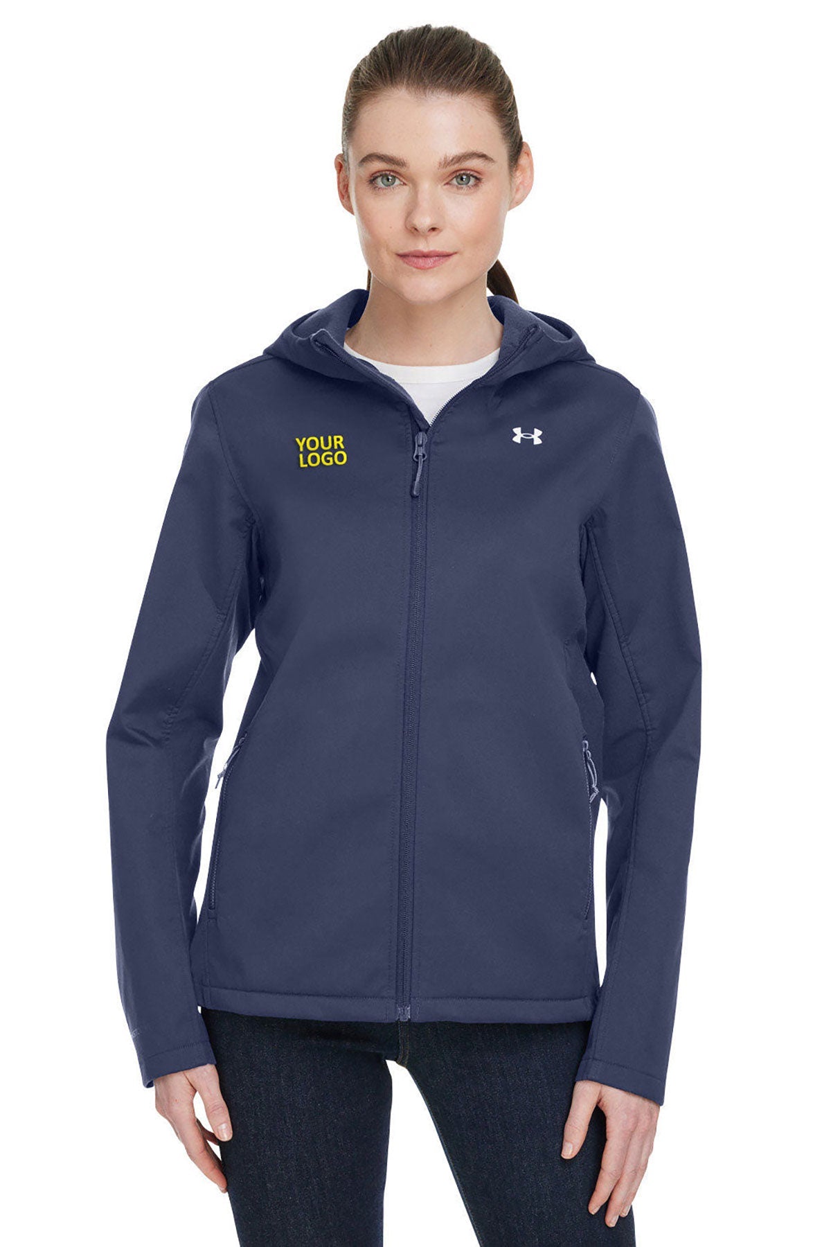 Under Armour Medium Navy 1371595 custom logo jackets