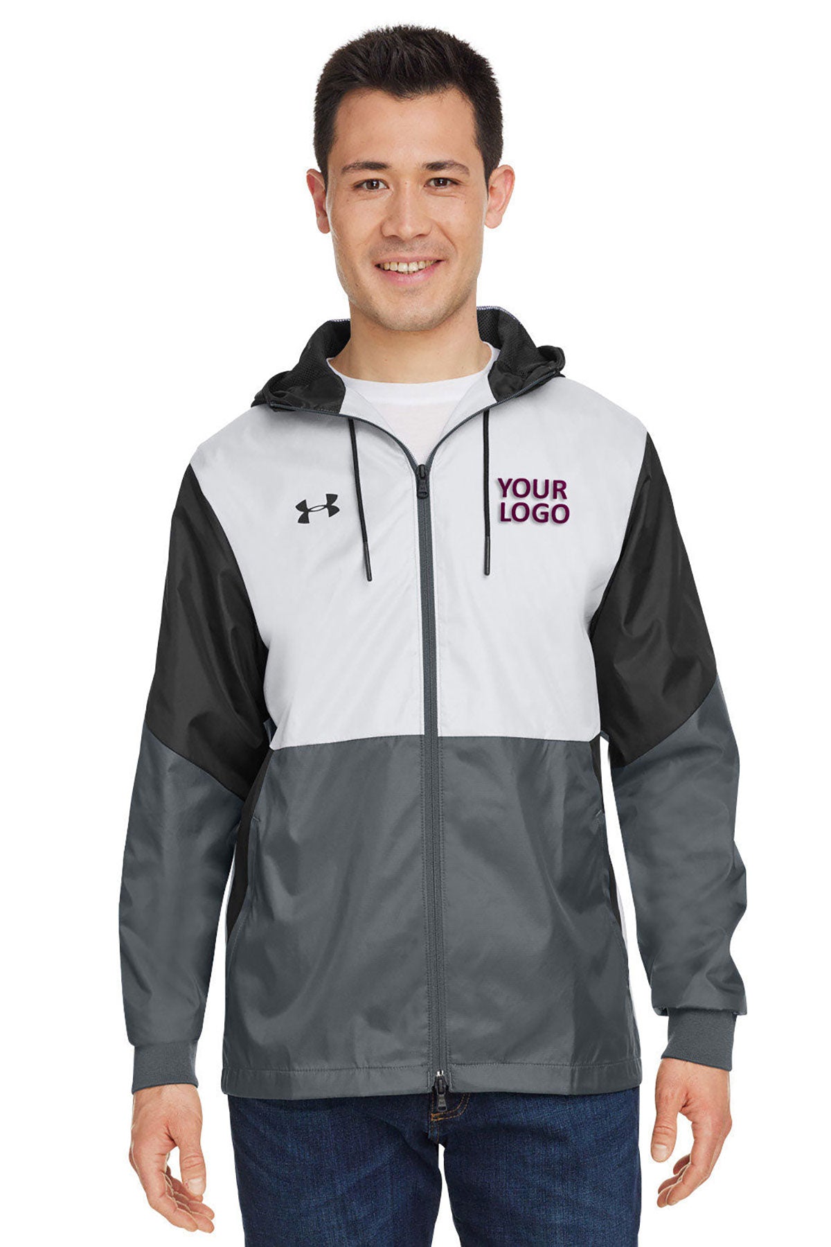 Under Armour Men's Team Legacy Branded Jackets, Black