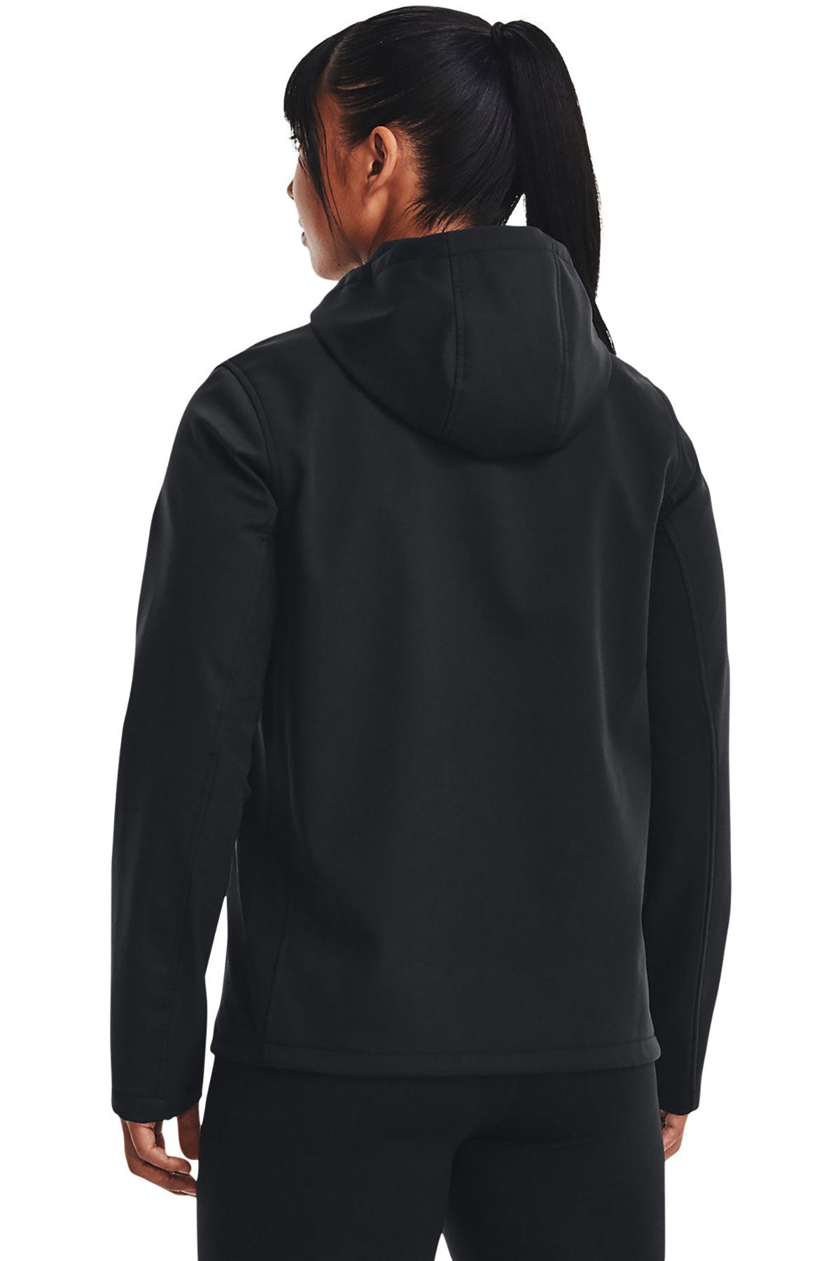 Under Armour Ladies ColdGear Infrared Shield 2.0 Custom Hooded Jackets, Black/ Grey