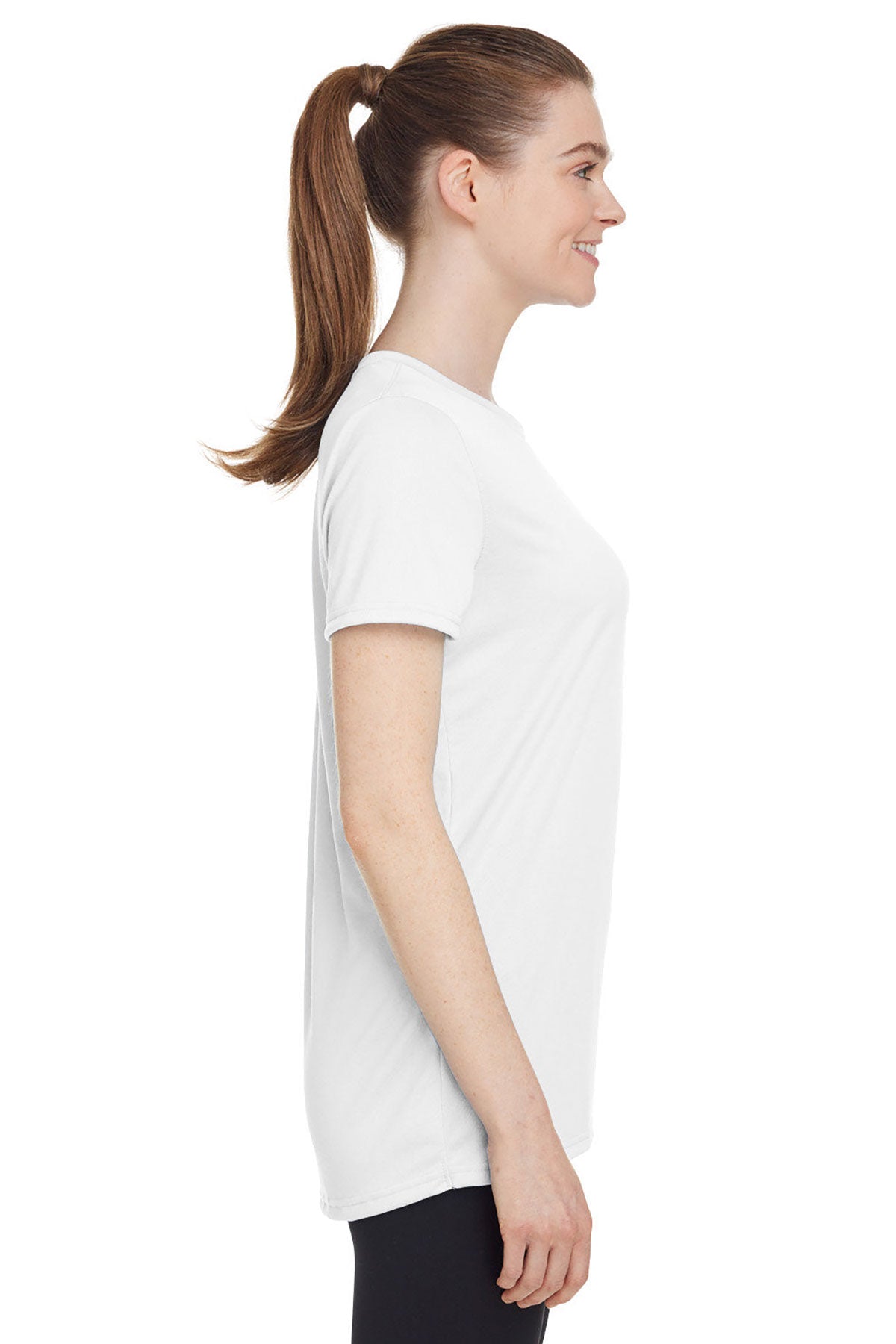 Under Armour Ladies Tech Custom T-Shirts, White