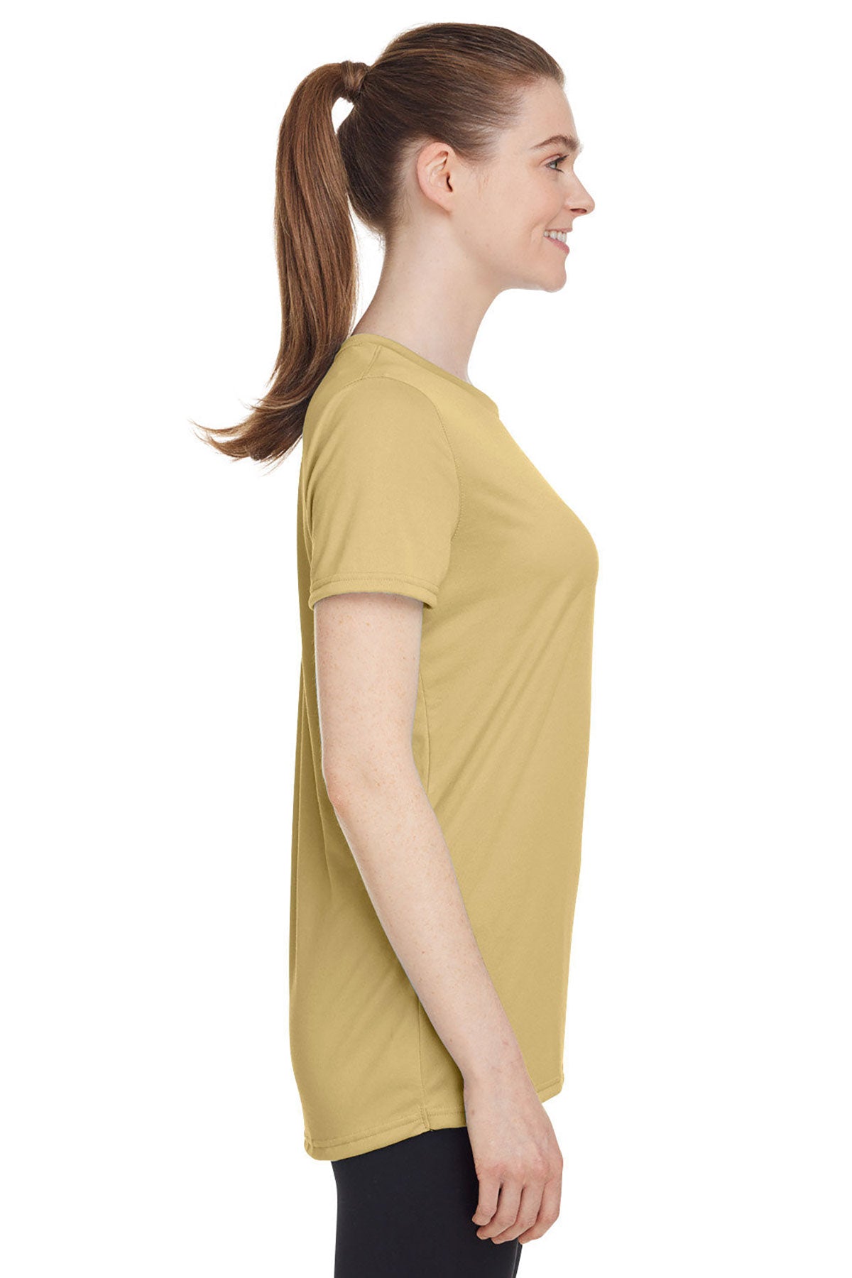 Under Armour Ladies Tech Customized T-Shirts, Vegas Gold