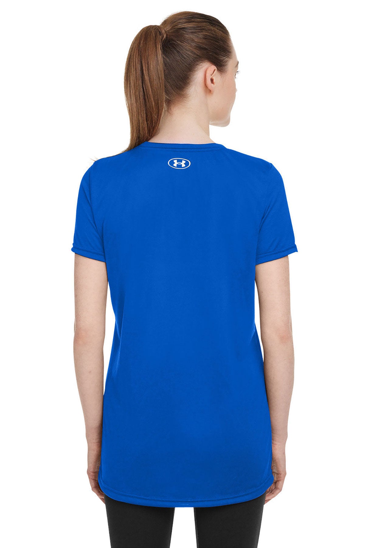 Under Armour Ladies Tech Custom T-Shirts, Royal