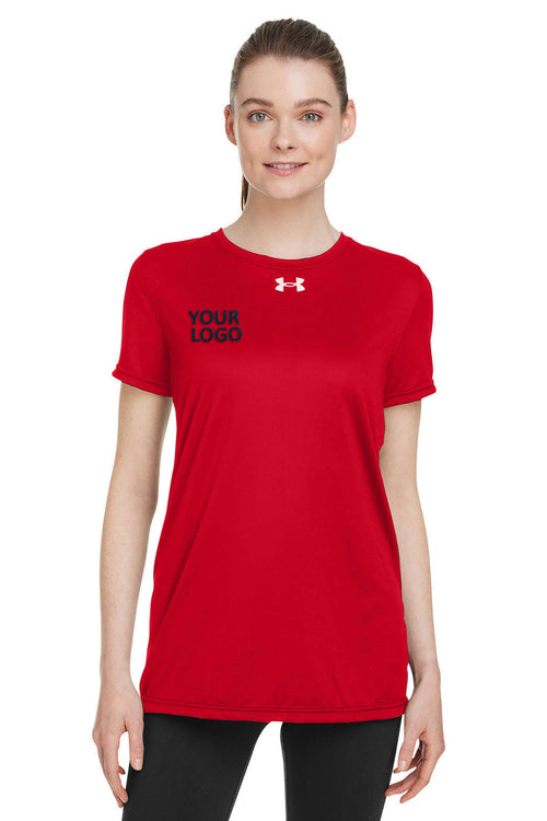 Under Armour Men's Tech Customized T-Shirts, Red