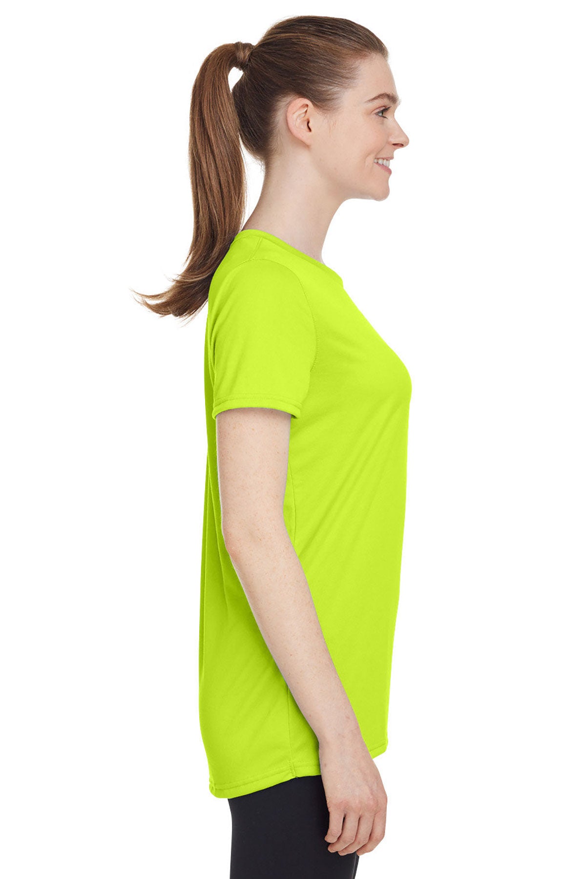 Under Armour Ladies Tech Customized T-Shirts, High Yellow