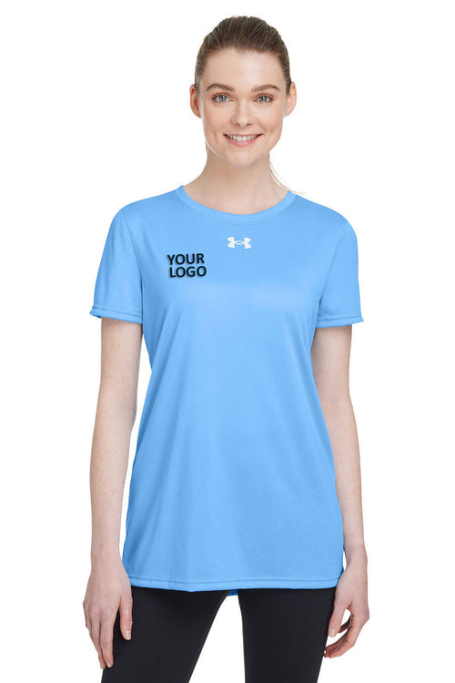 Under Armour Men's Tech Customized T-Shirts, Carol Blue