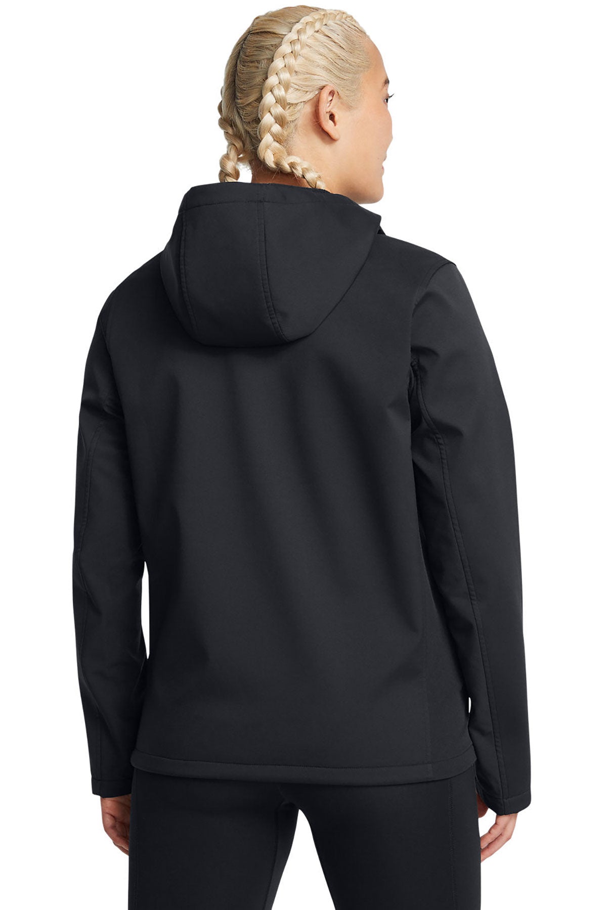 Under Armour Ladies ColdGear Infrared Shield 2.0 Custom Hooded Jackets, Black/ White