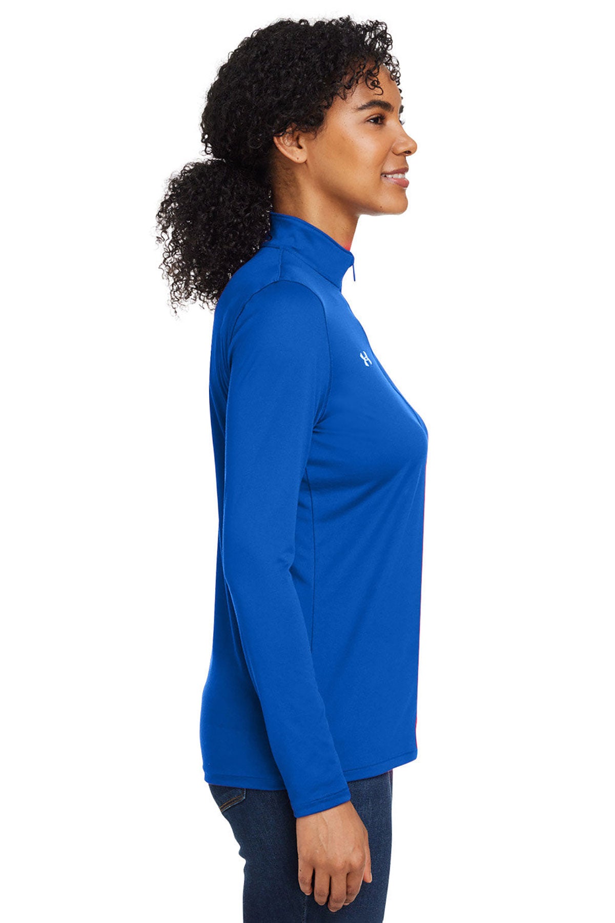 Under Armour Ladies Tech Customized Half-Zips, Royal [St Louis Music]