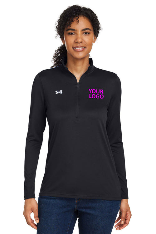 Under Armour Men's Tech Quarter-Zip, Black [St Louis Music]