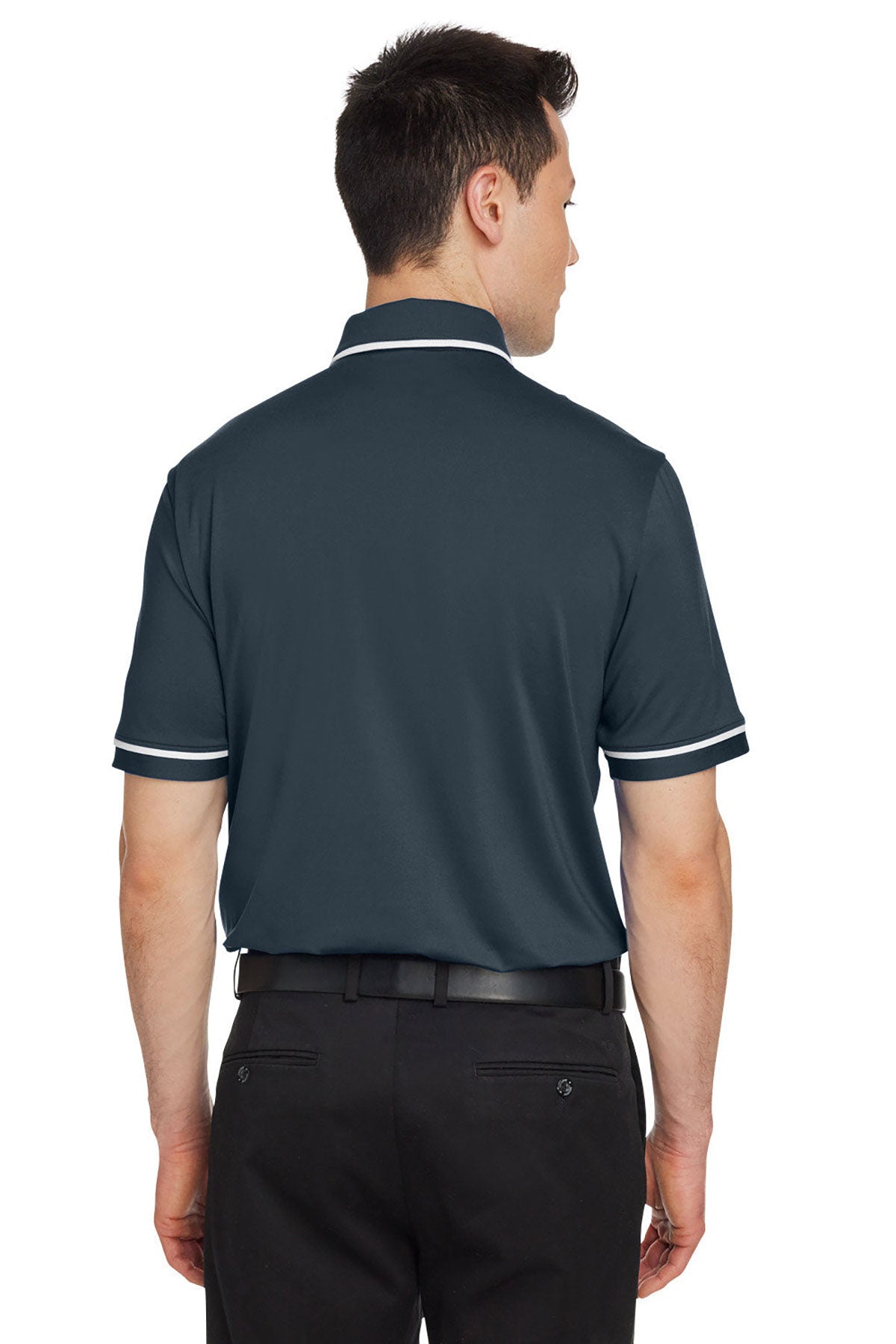 Under Armour Men's Tipped Teams Performance Custom Polos, Stealth Grey