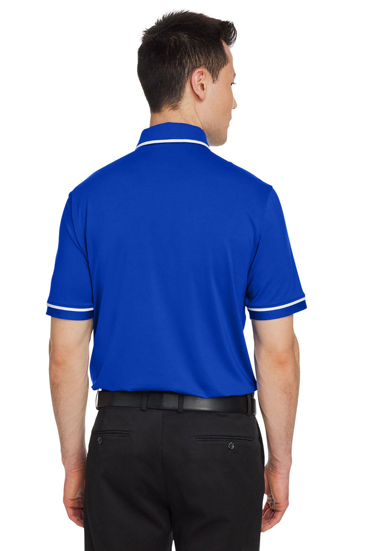 Under Armour Men's Tipped Teams Performance Branded Polos, Royal