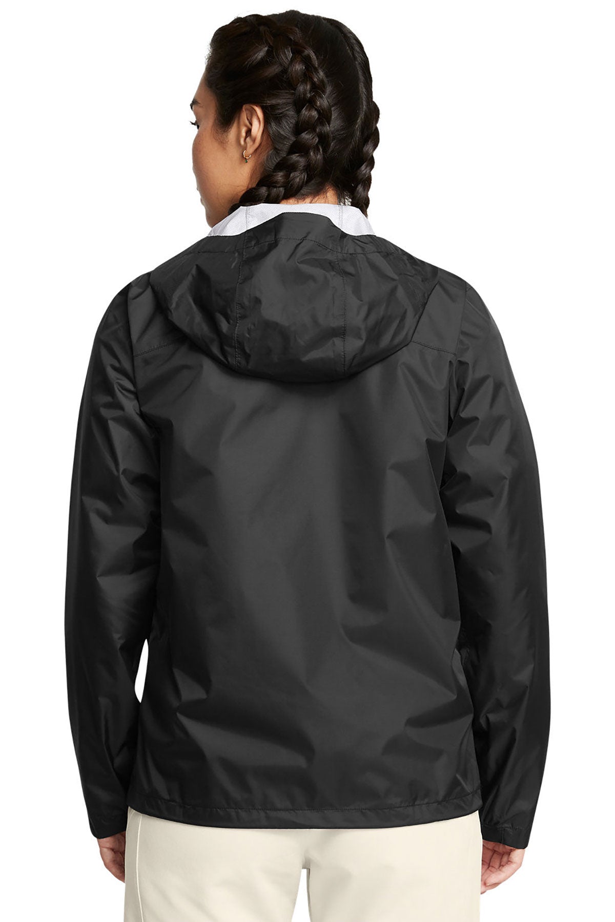 Under Armour Ladies Cloudstrike 2.0 Custom Jackets, Black/ White [CEI Consulting]