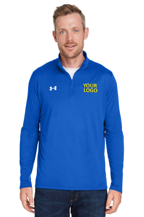 Under Armour Ladies Tech Customized Half-Zips, Royal