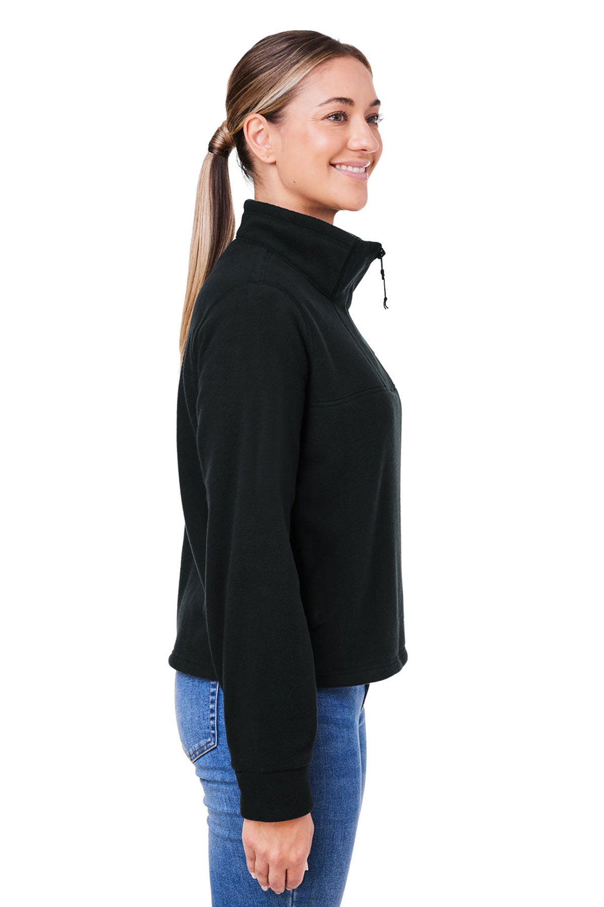 Under Armour LIMITED EDITION Ladies Expanse Custom Fleece Half-Zips, Black