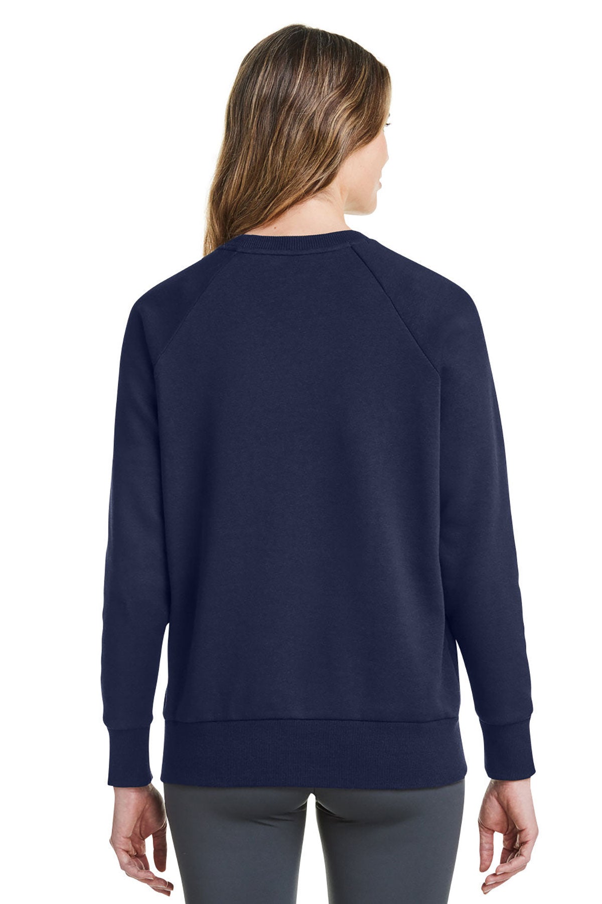 Under Armour Ladies Rival Fleece Custom Sweatshirts, Medium Navy