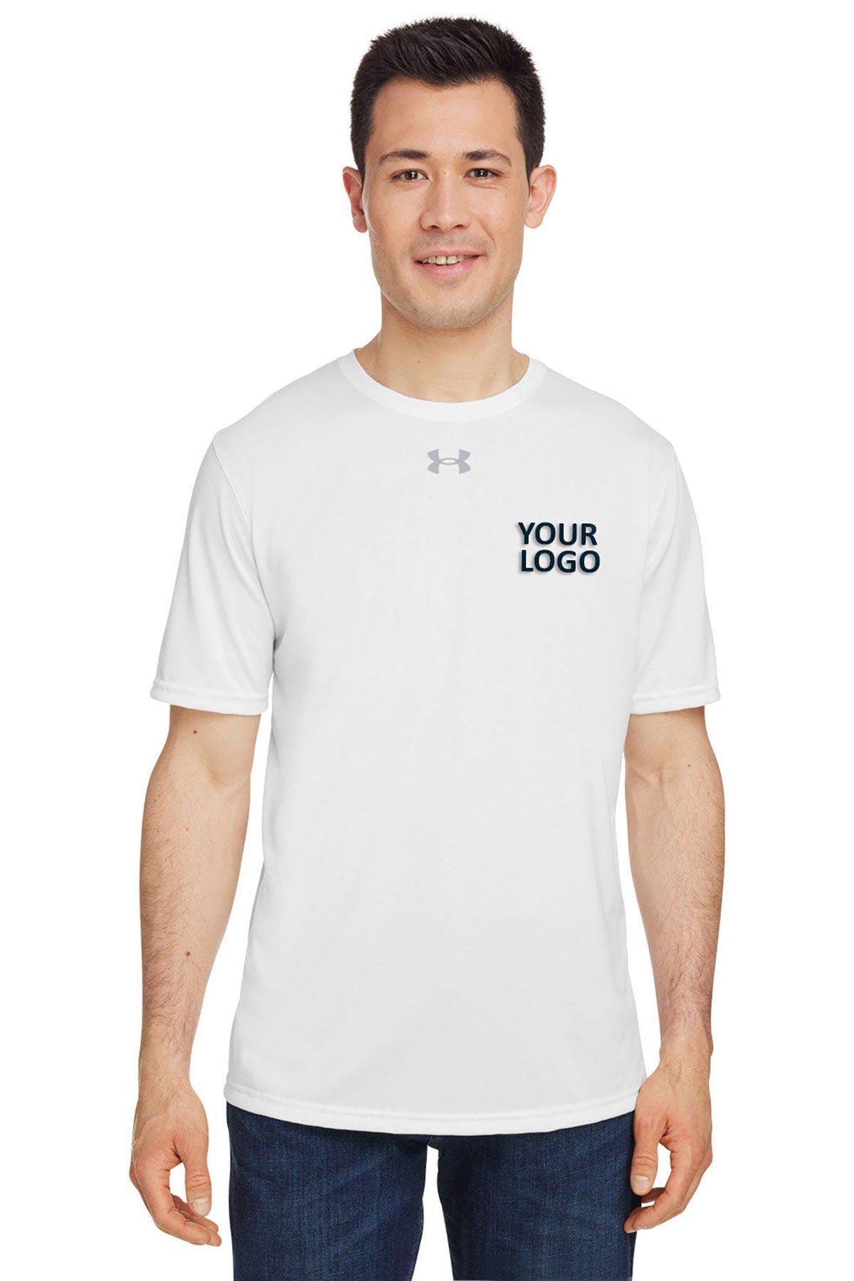 Under Armour Men's Tech Custom T-Shirts, White