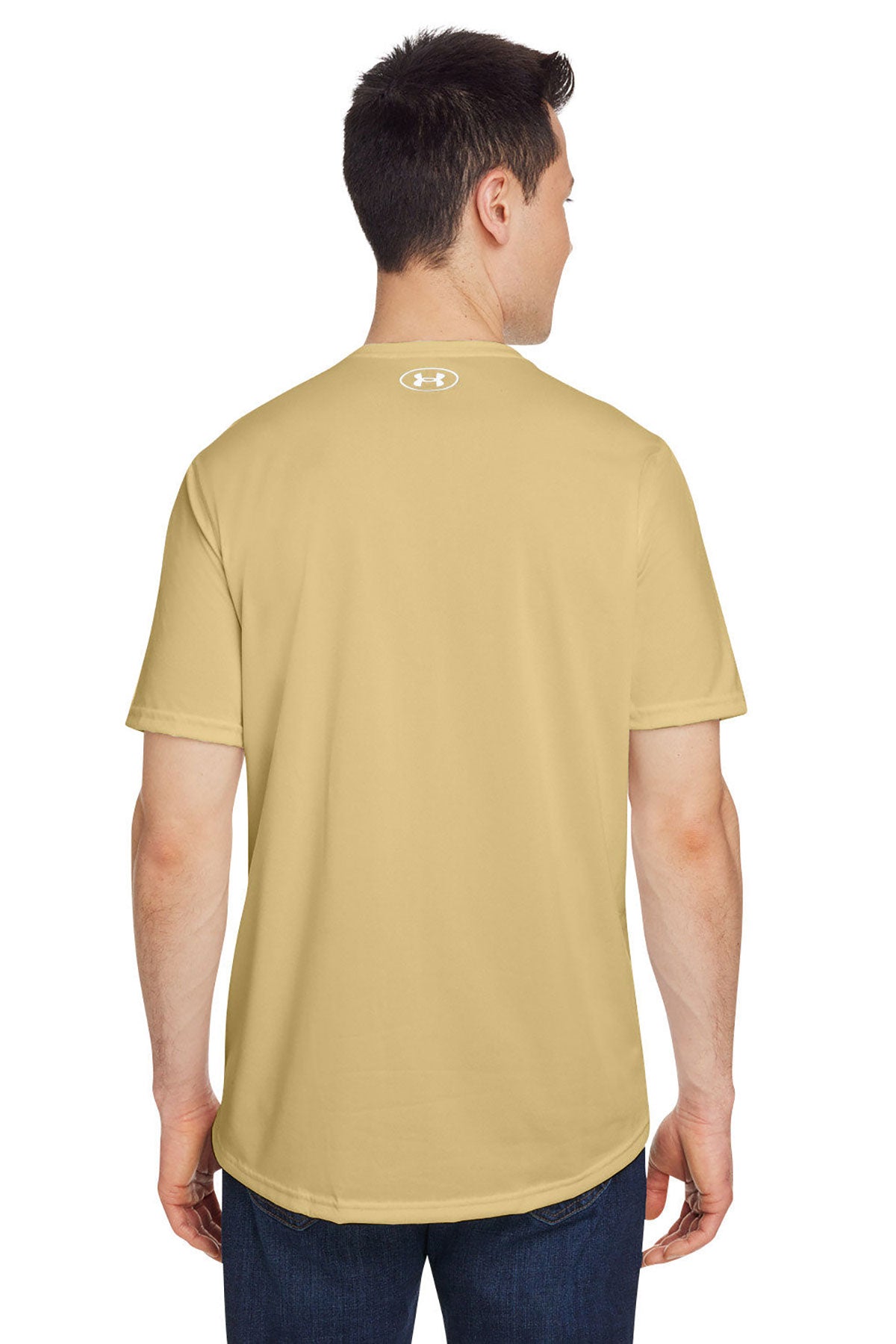 Under Armour Men's Tech Branded T-Shirts, Vegas Gold