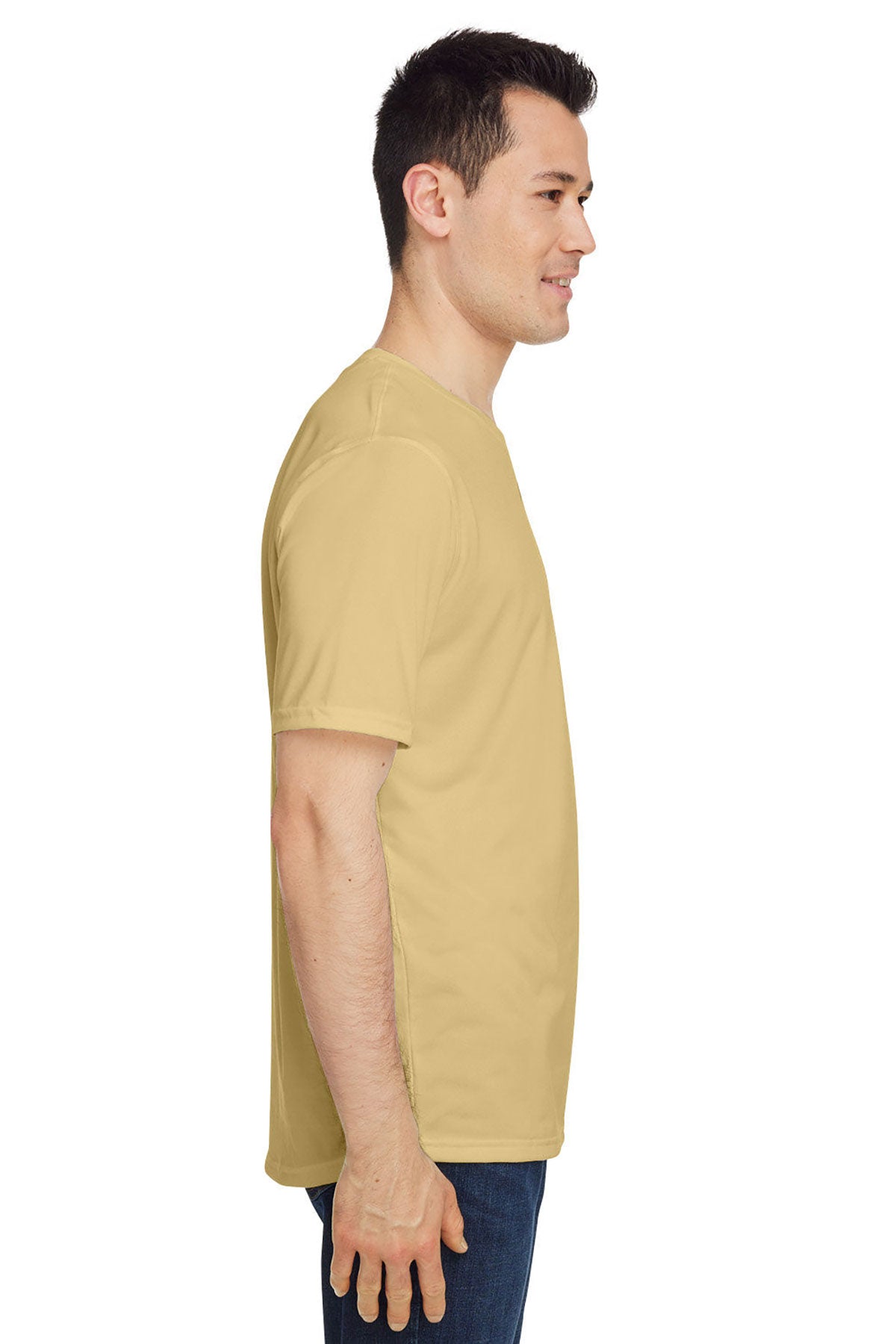 Under Armour Men's Tech Branded T-Shirts, Vegas Gold