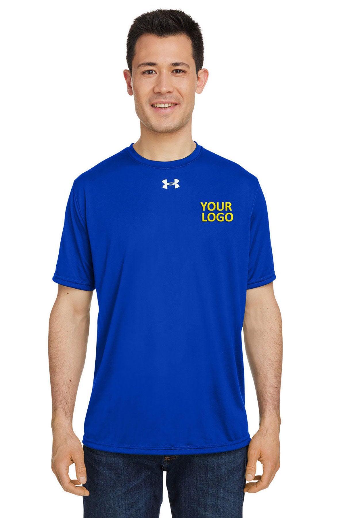 Under Armour Men's Tech Custom T-Shirts, Royal